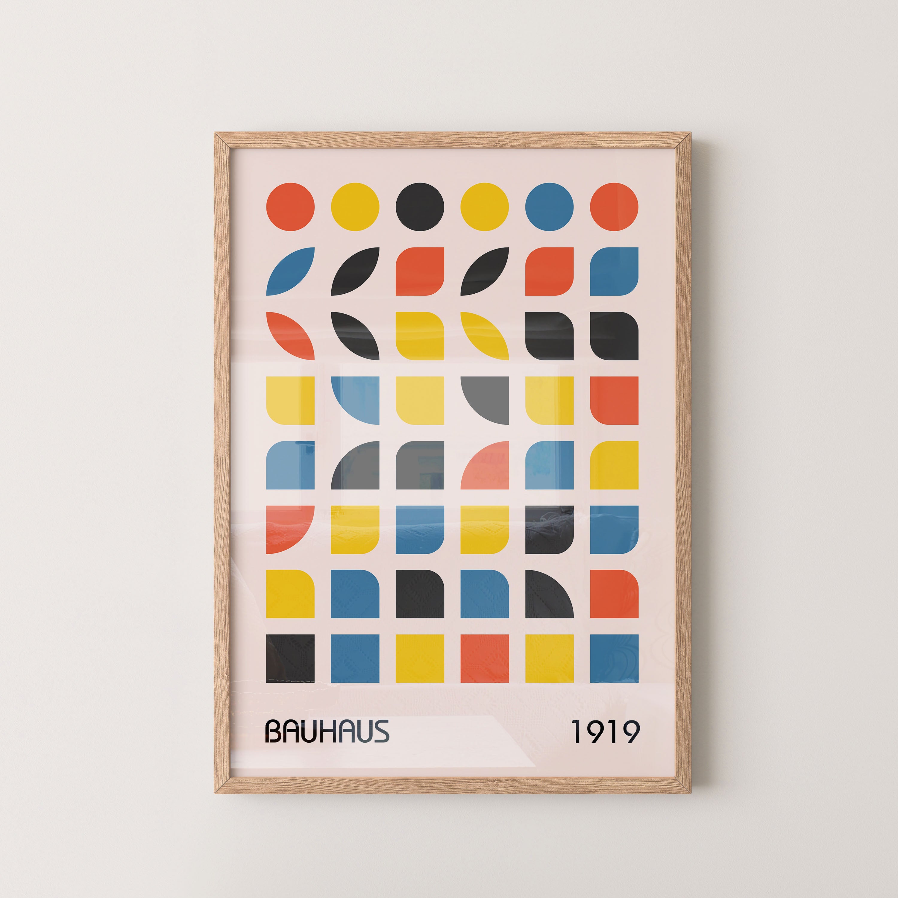 Bauhaus Color Grid Geometry