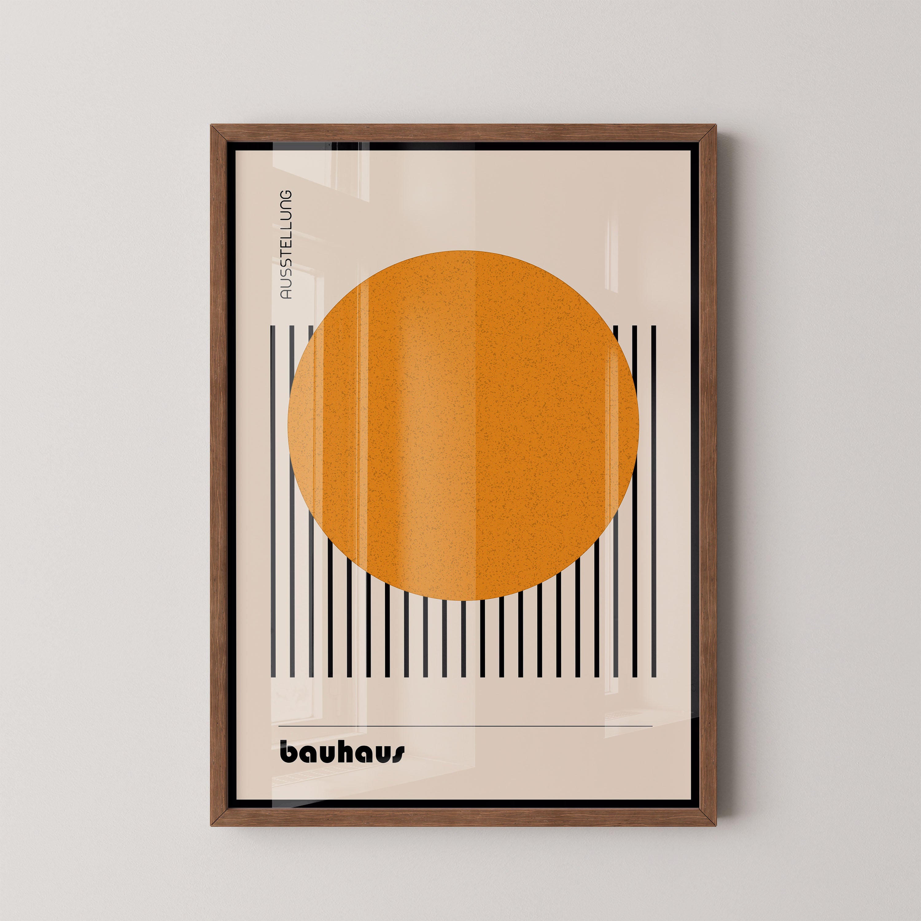 Bauhaus Sun Circle Geometry