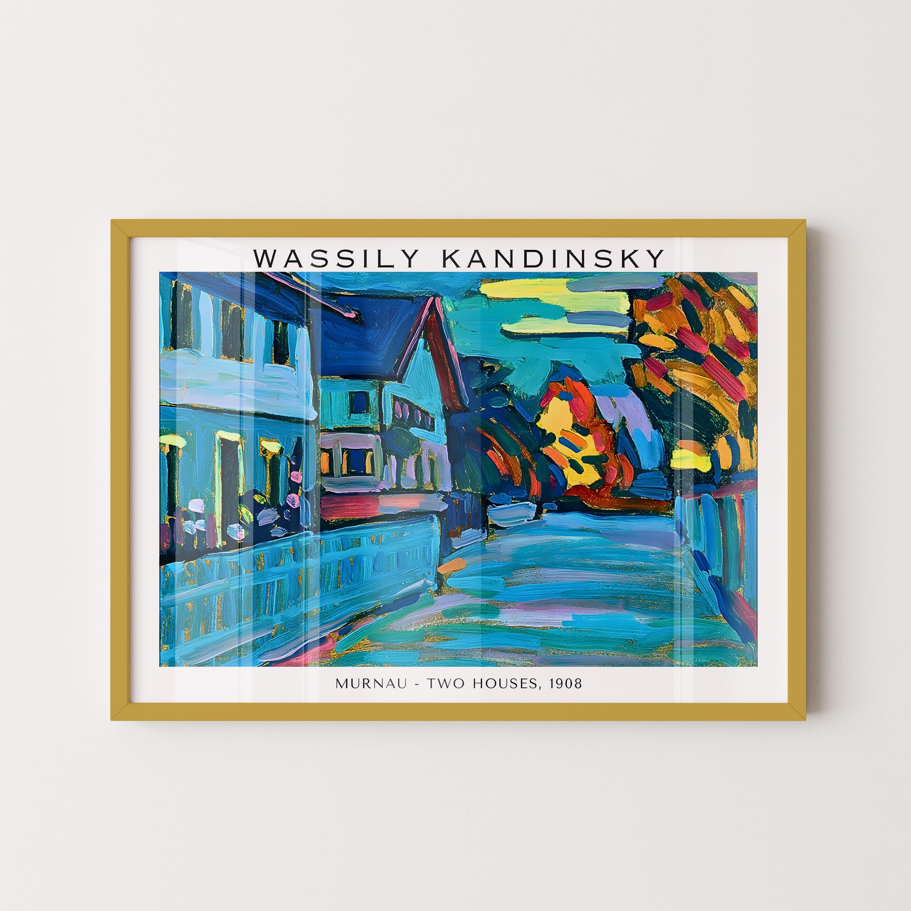 Wassily Kandinsky – Murnau: Two Houses