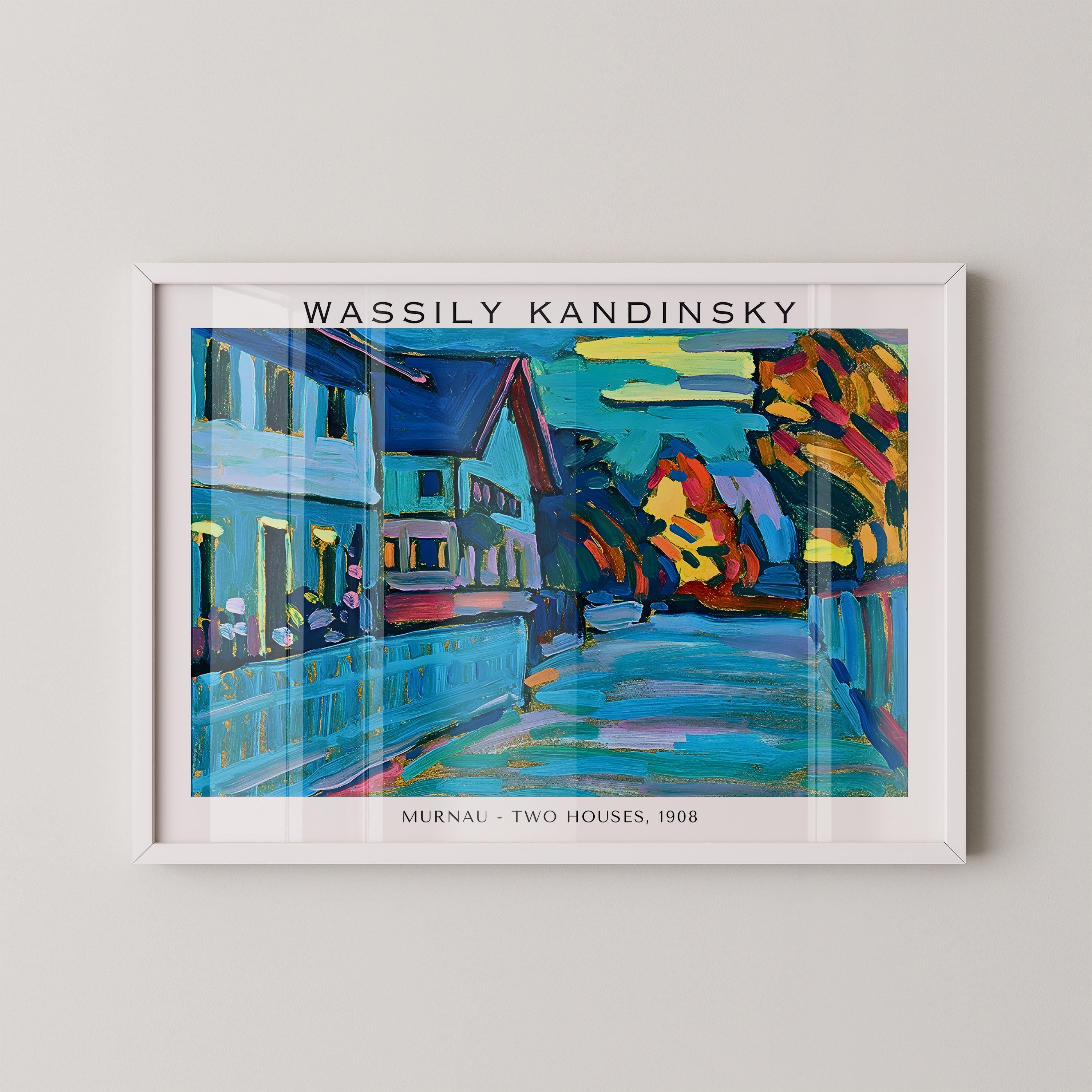 Wassily Kandinsky – Murnau: Two Houses