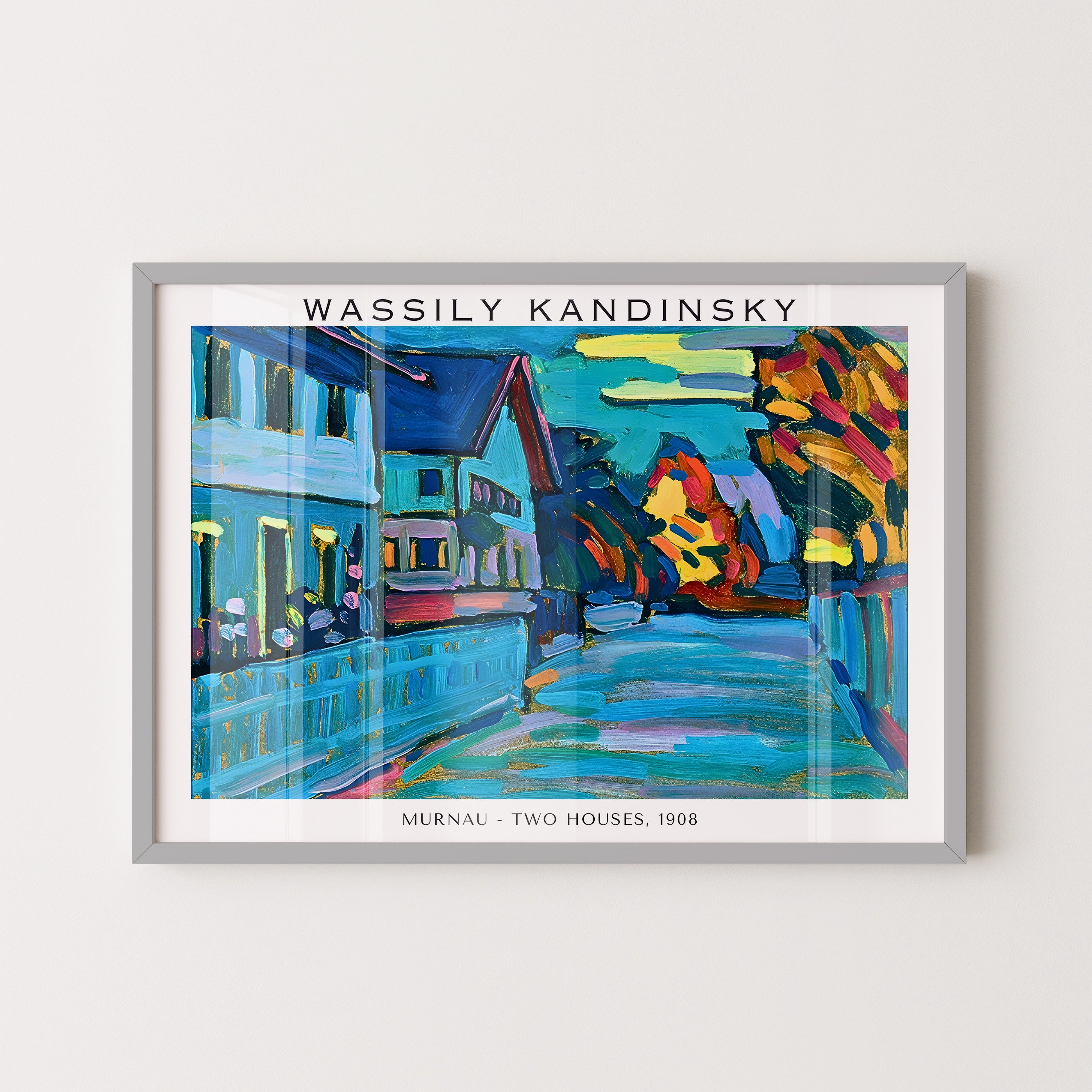Wassily Kandinsky – Murnau: Two Houses
