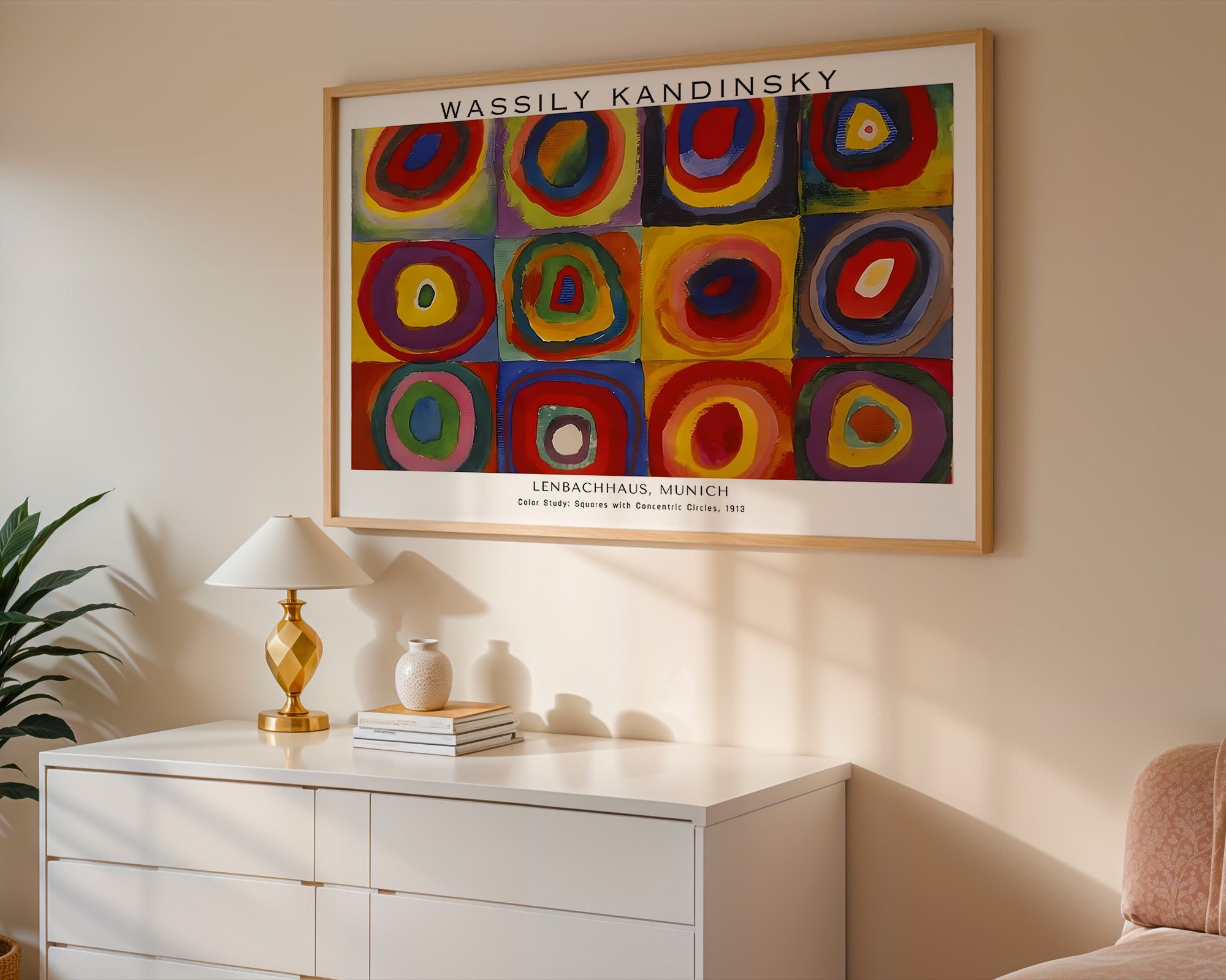 Wassily Kandinsky – Squares with Concentric Circles