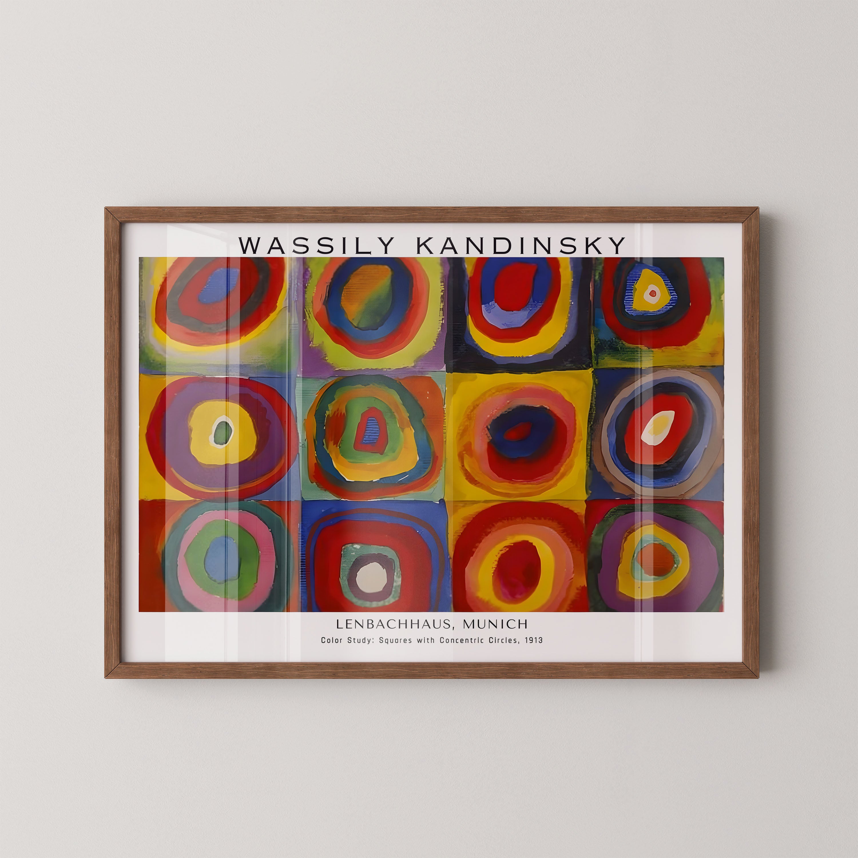 Wassily Kandinsky – Squares with Concentric Circles