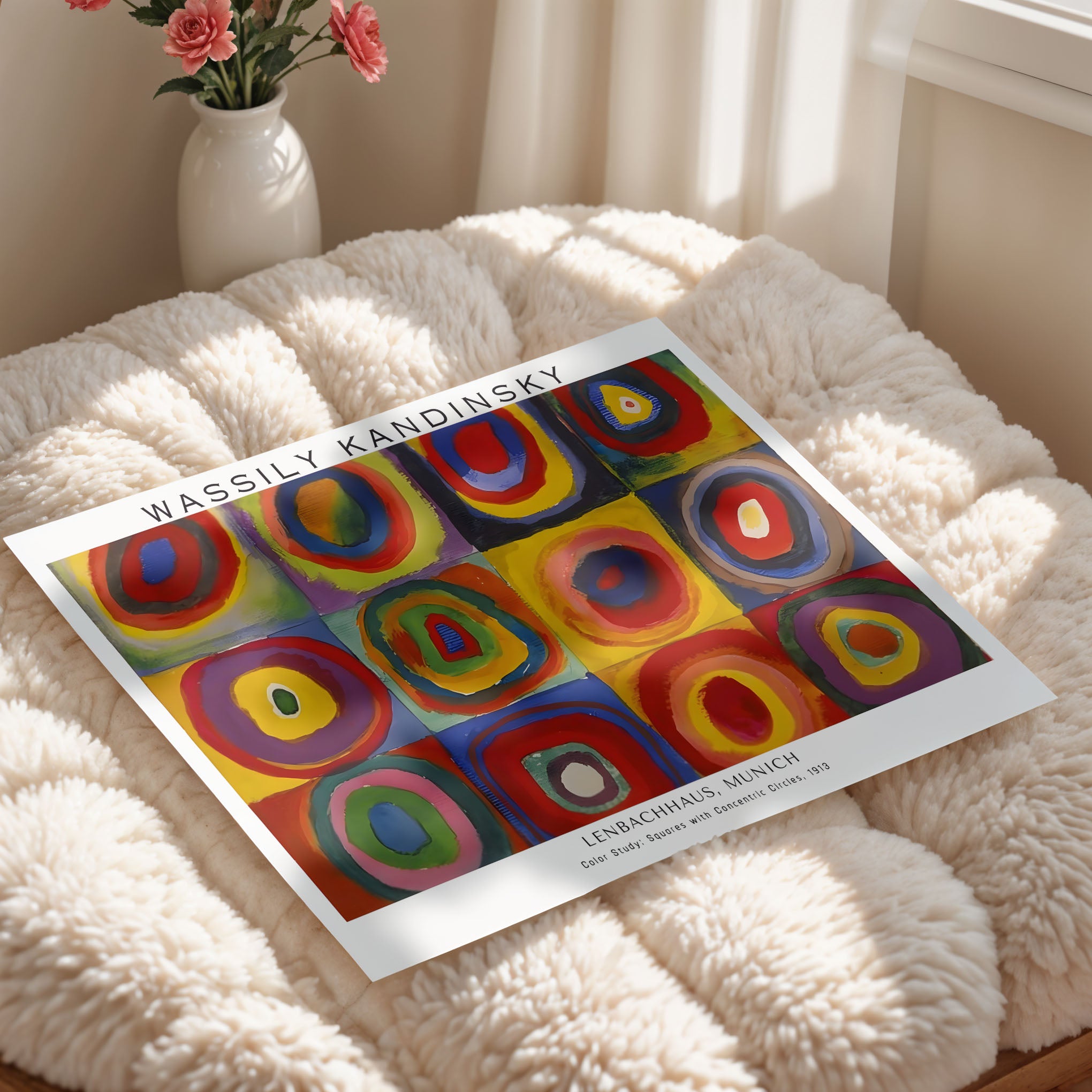 Wassily Kandinsky – Squares with Concentric Circles