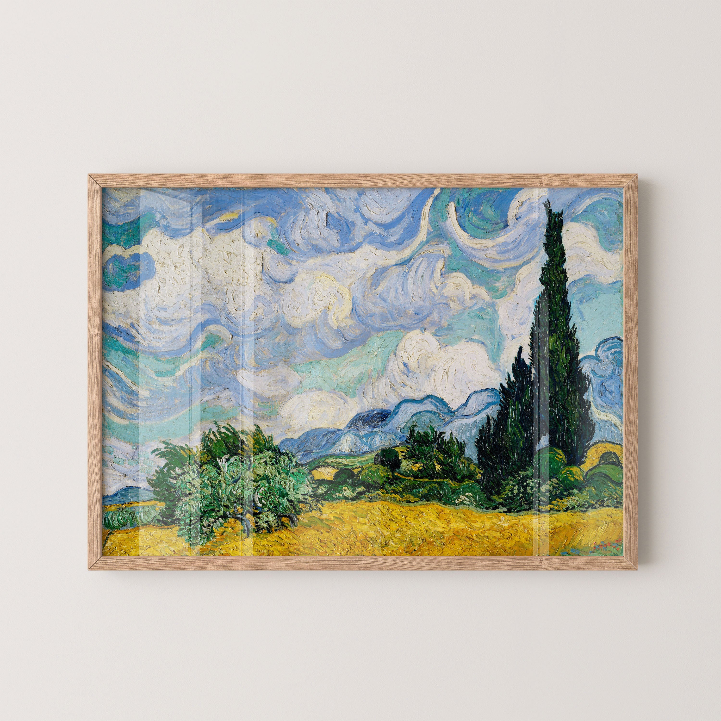 Vincent van Gogh – Wheat Field & Cypresses