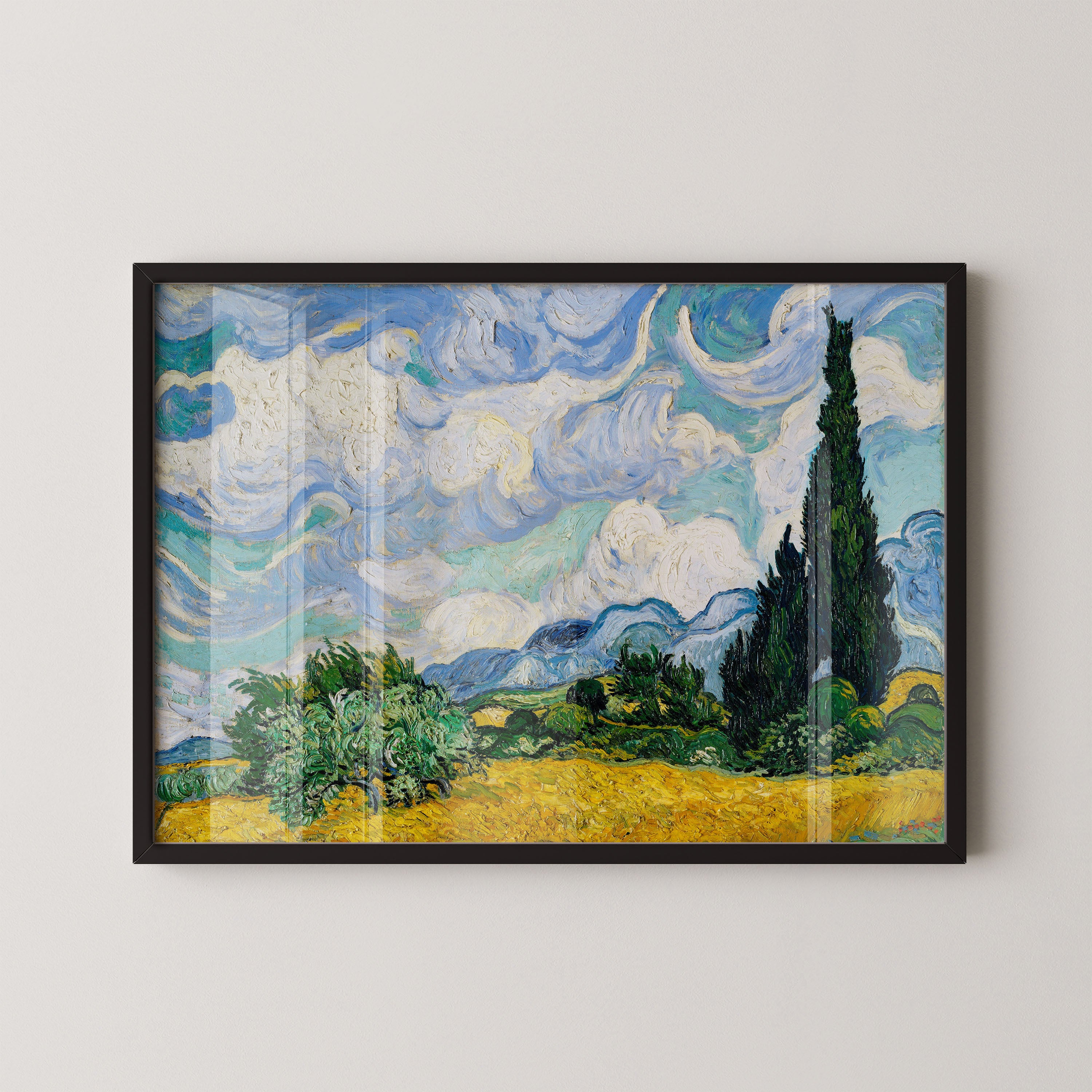 Vincent van Gogh – Wheat Field & Cypresses