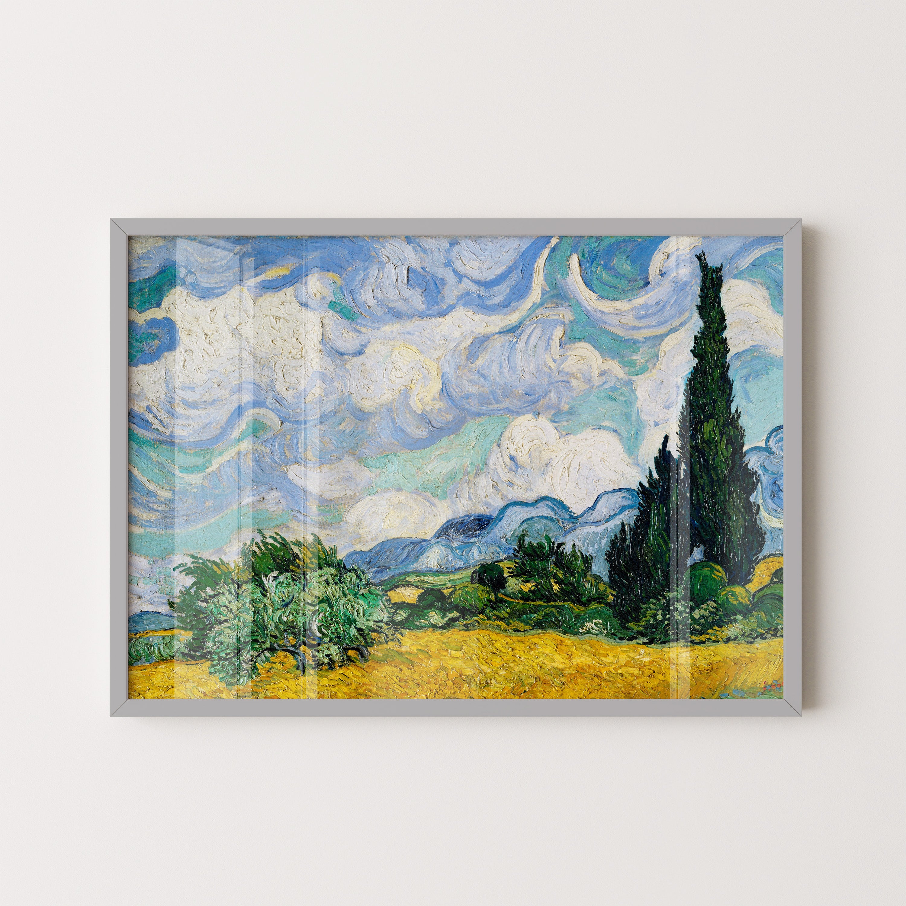 Vincent van Gogh – Wheat Field & Cypresses