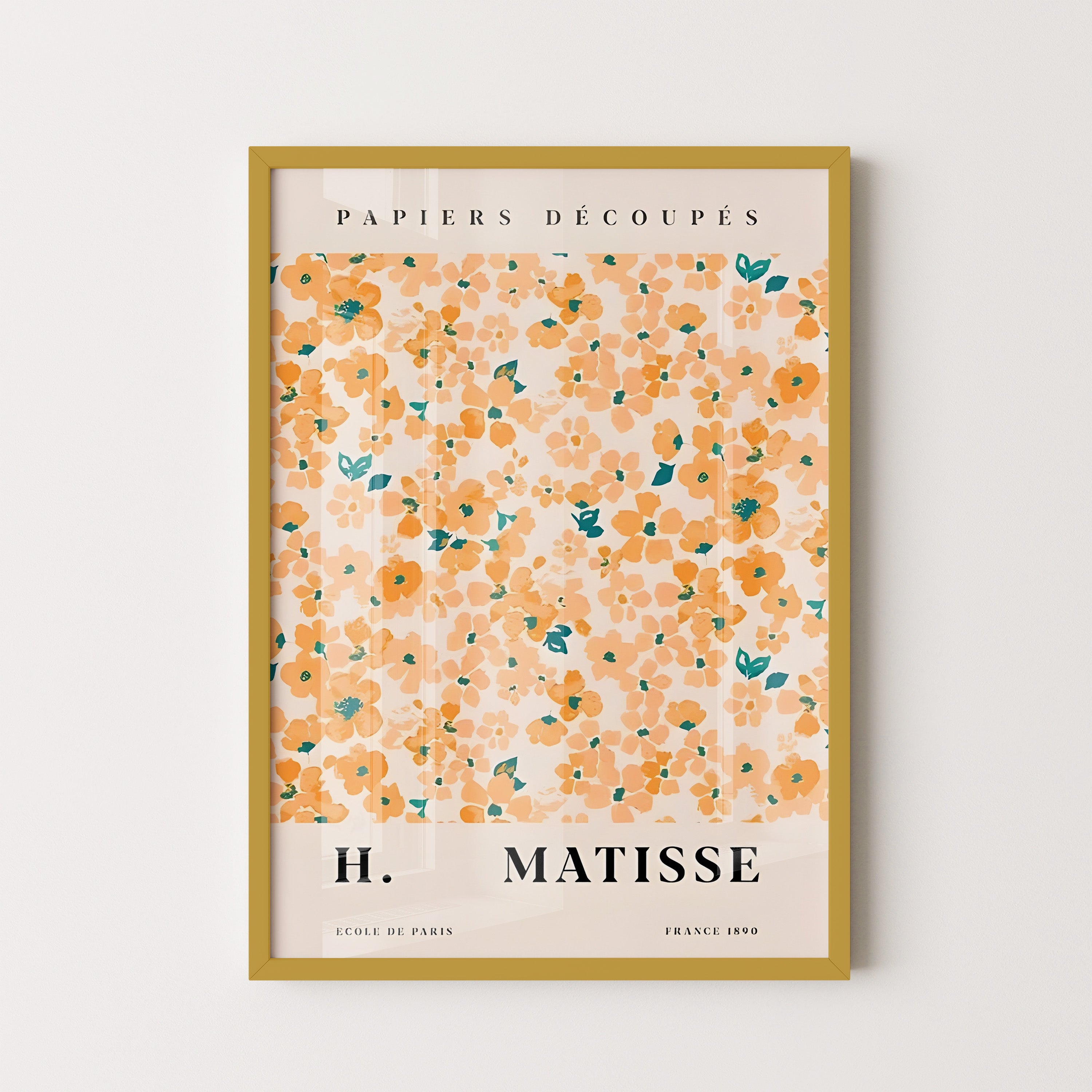 Matisse Floral Cutout Pattern