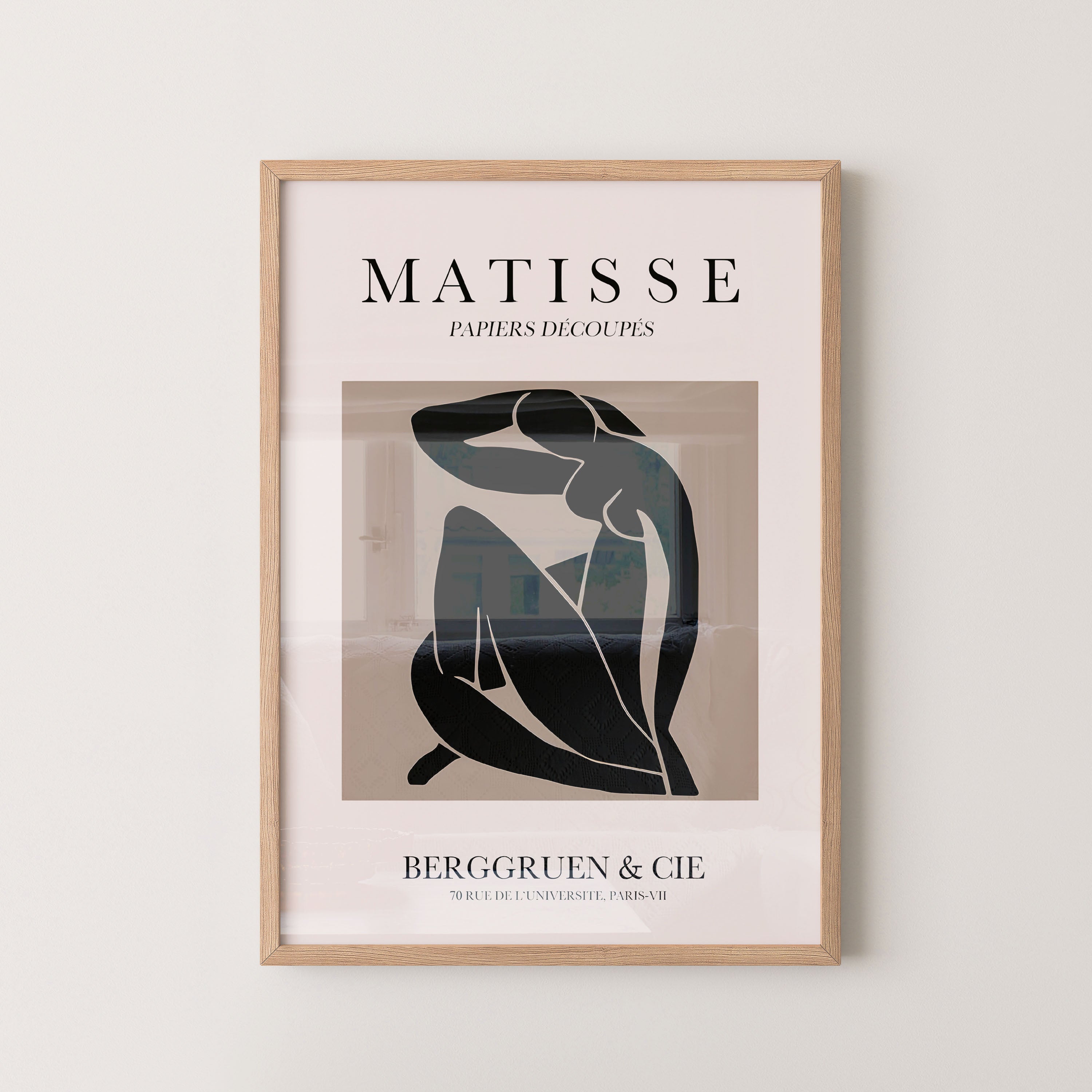 Matisse Seated Nude Cutout