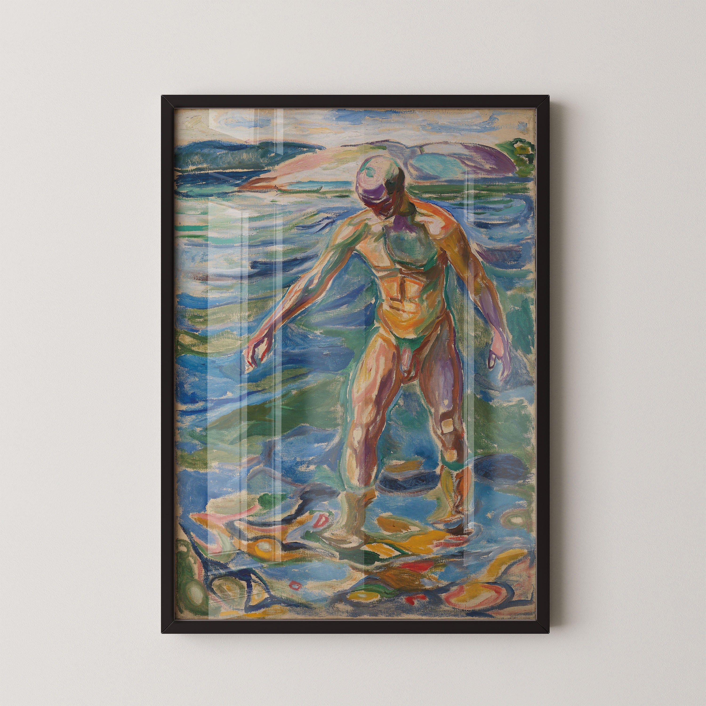 Edvard Munch Bathing Man