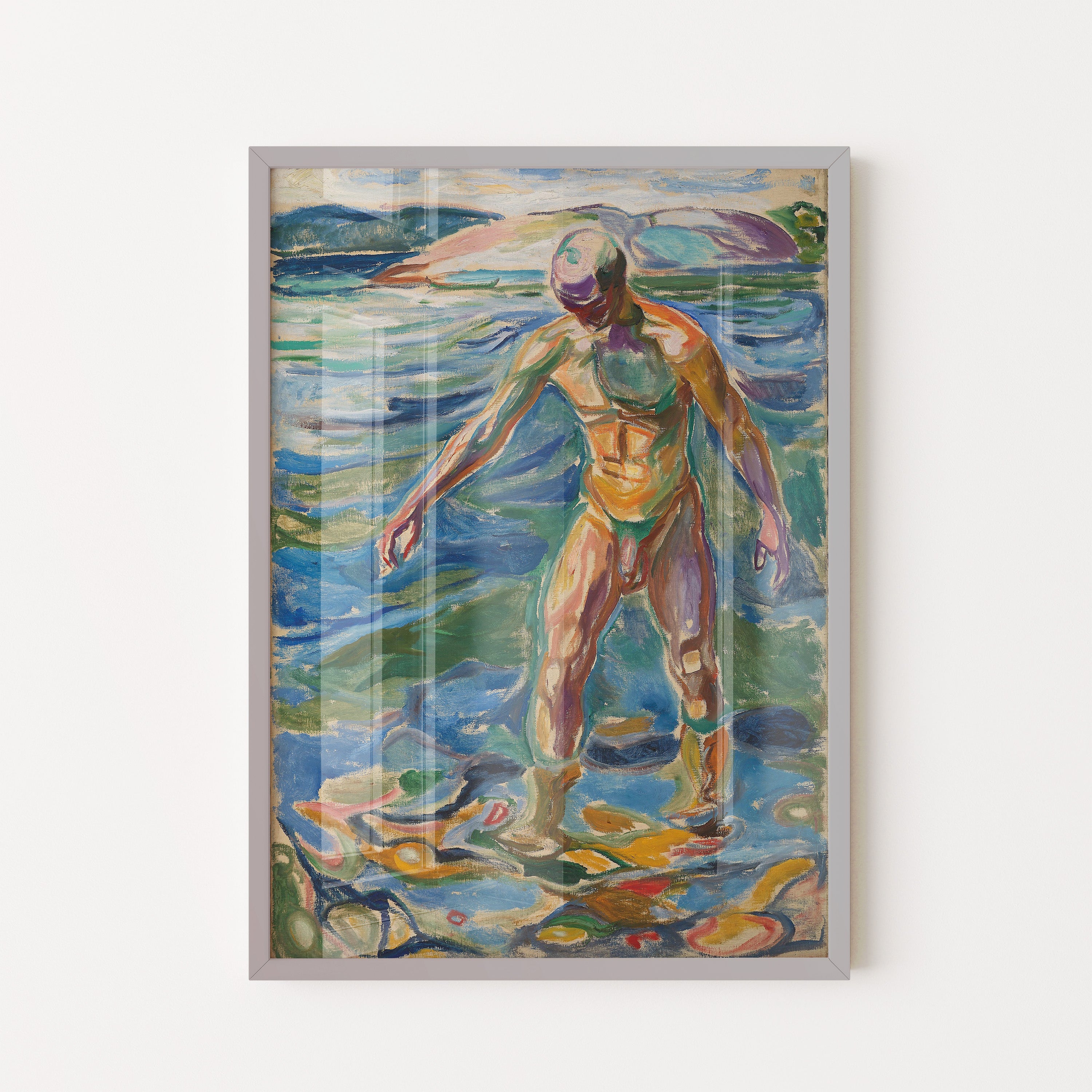 Edvard Munch Bathing Man