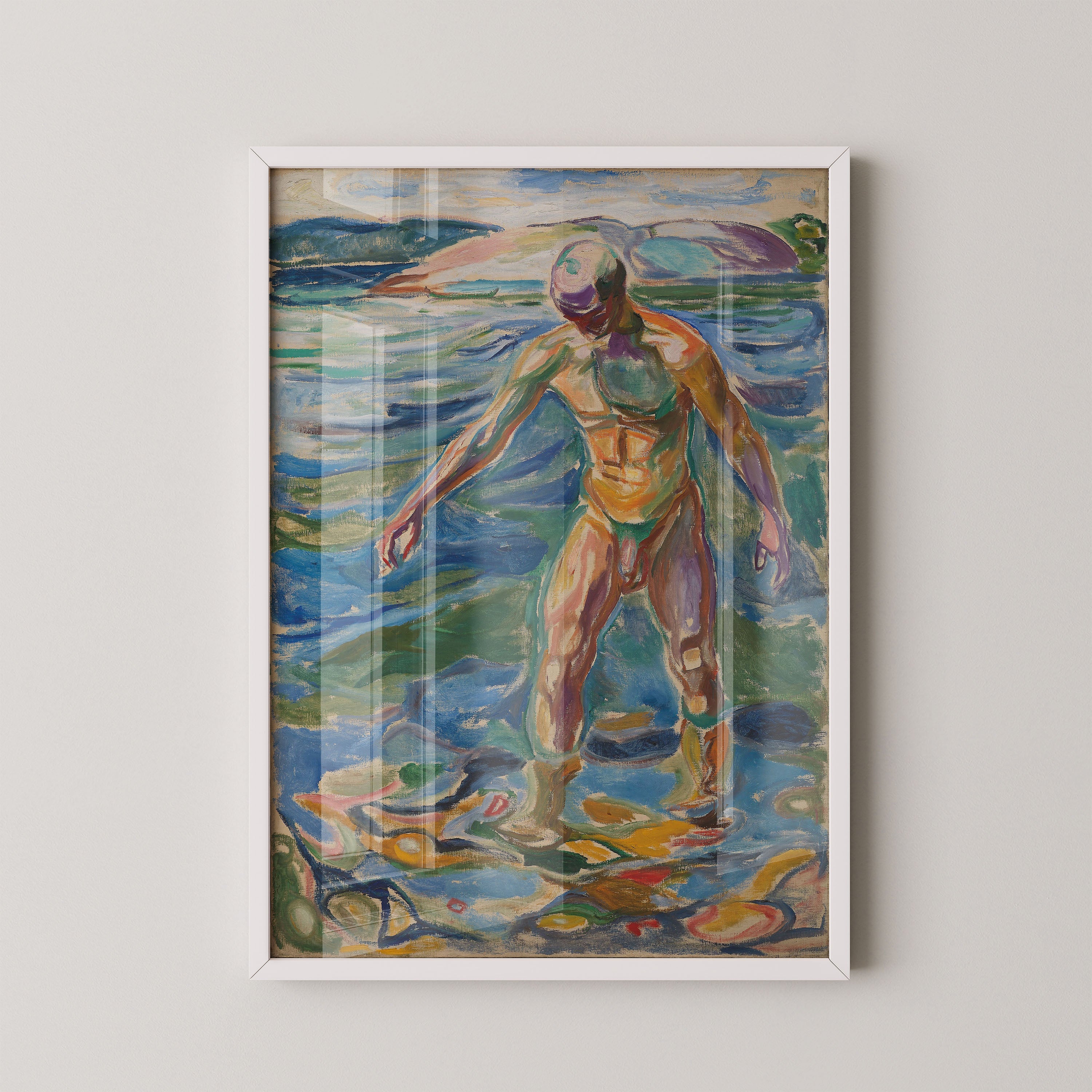Edvard Munch Bathing Man