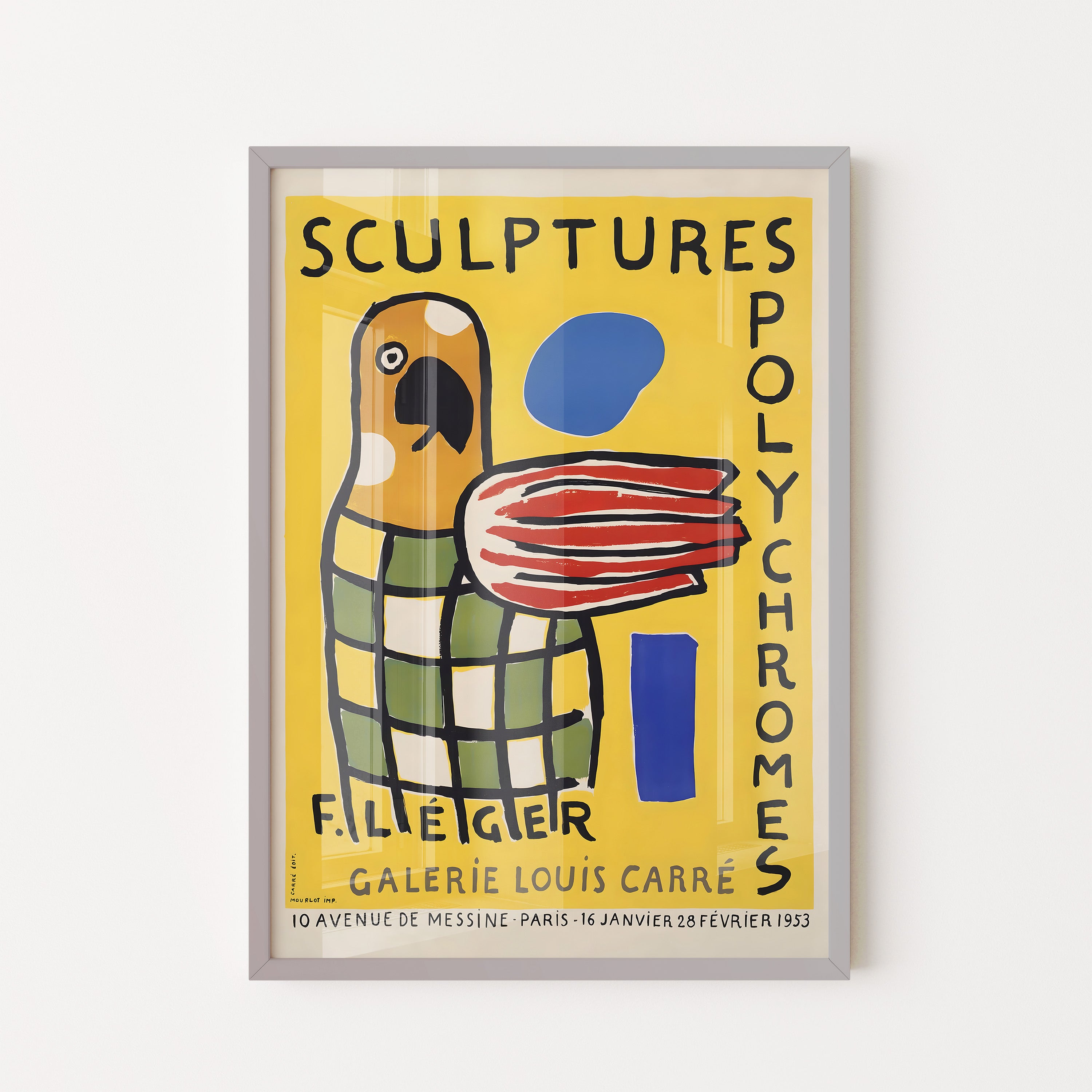 Léger Polychrome Sculptures Poster