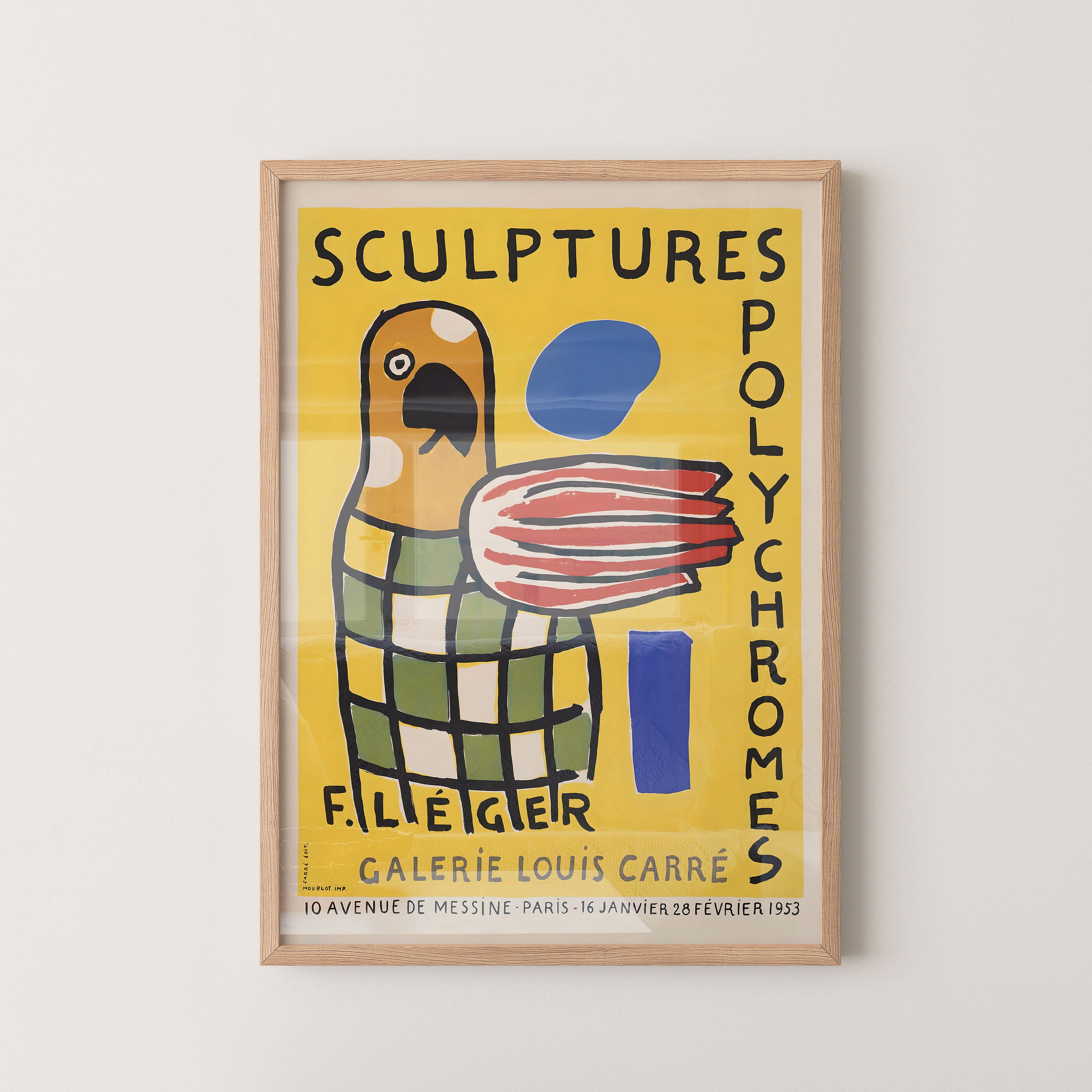 Léger Polychrome Sculptures Poster