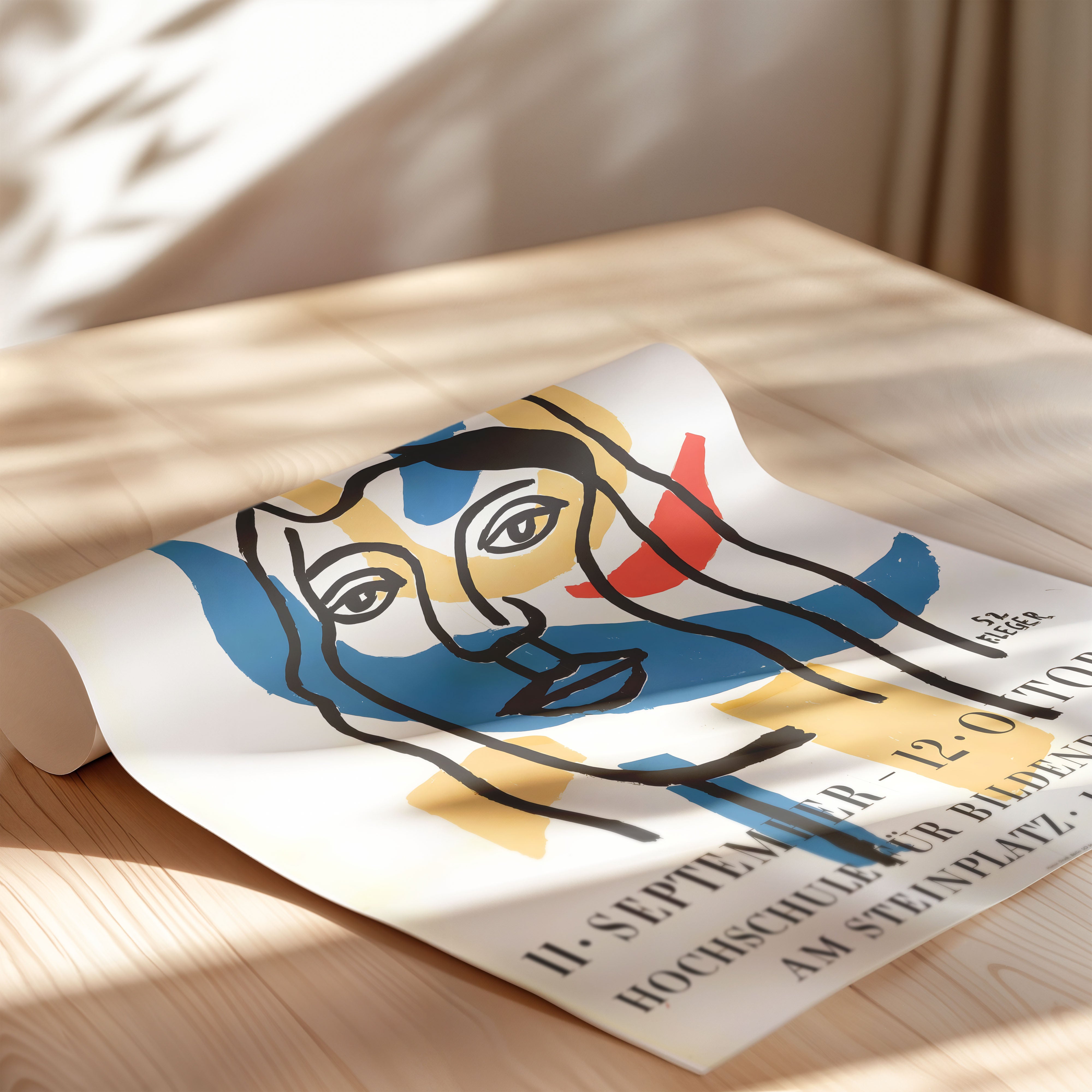 Léger Berlin Exhibition Poster 1952
