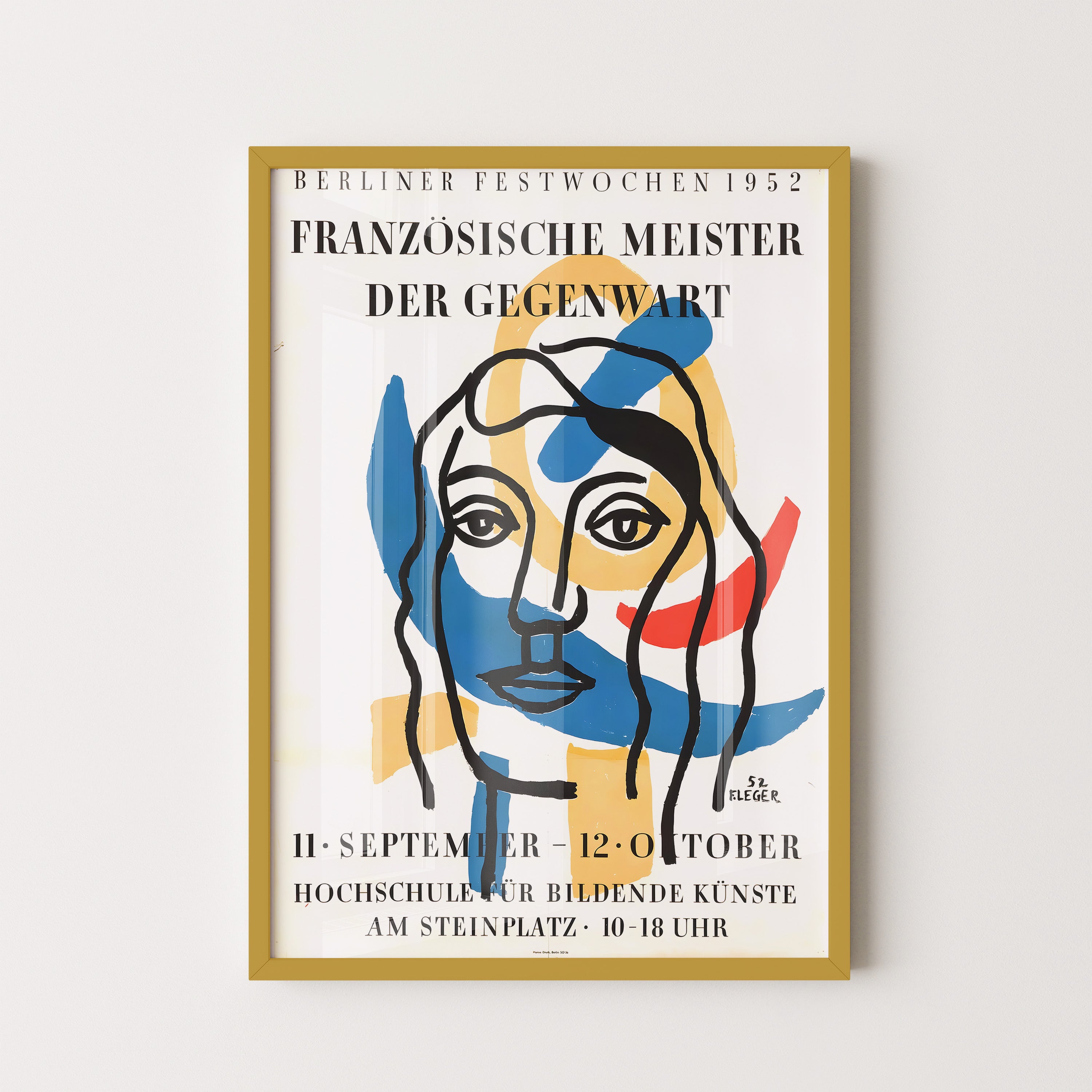 Léger Berlin Exhibition Poster 1952