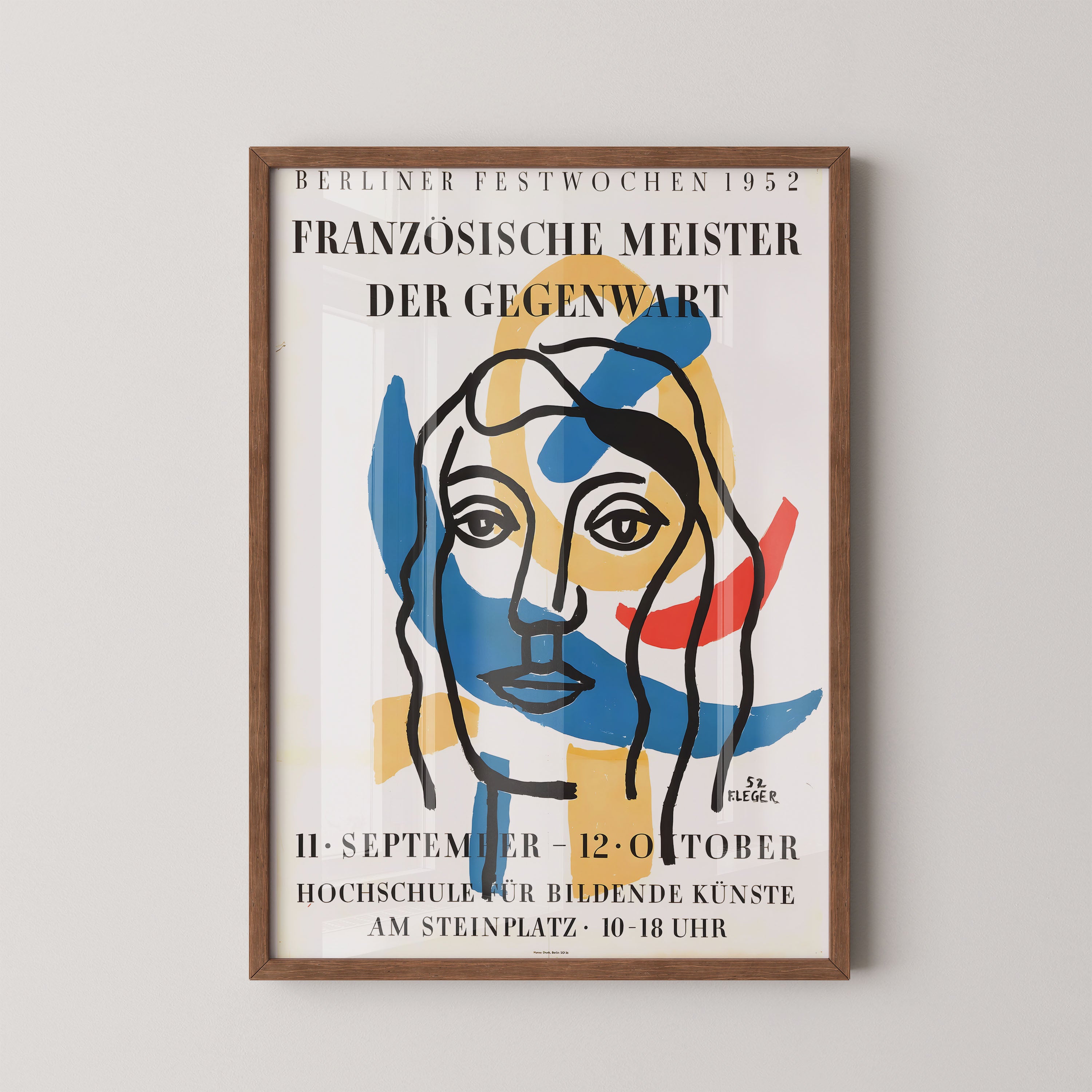 Léger Berlin Exhibition Poster 1952