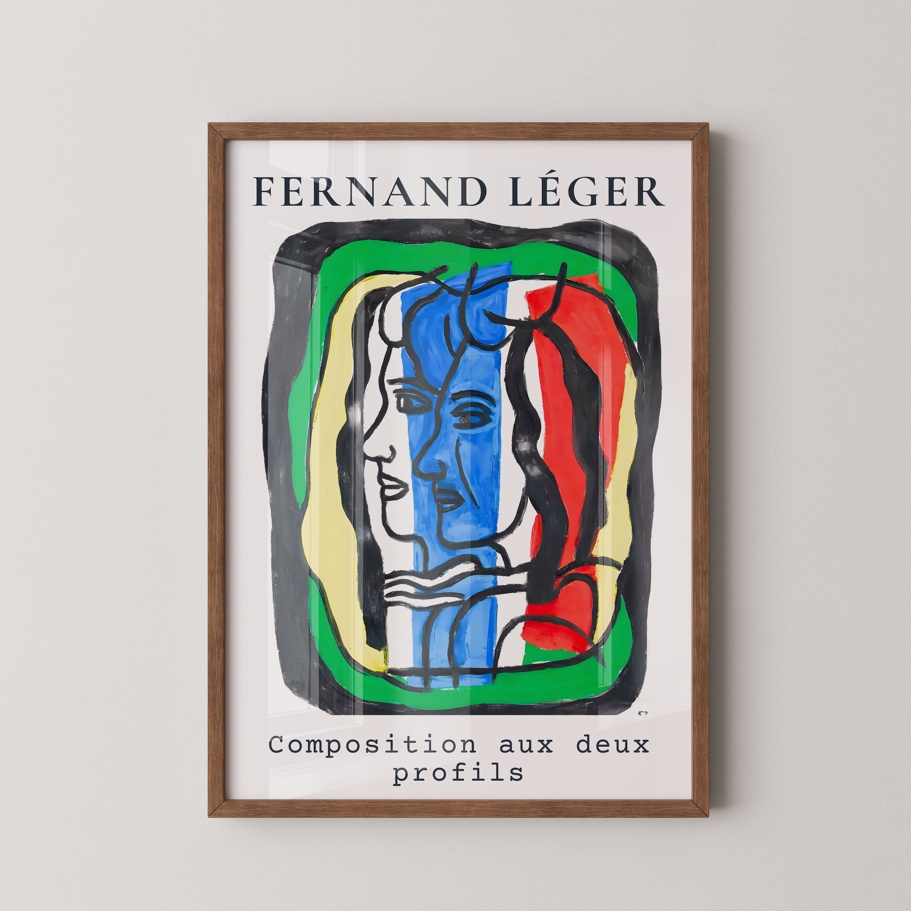Léger Two Profiles Composition