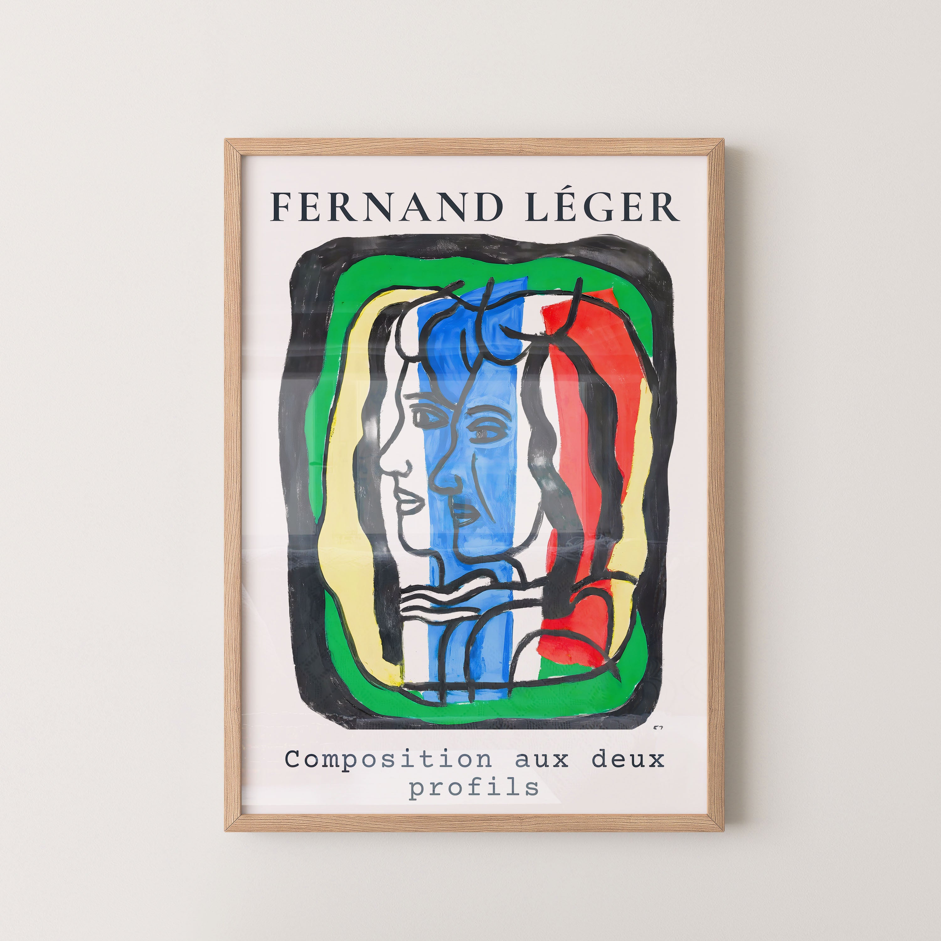 Léger Two Profiles Composition