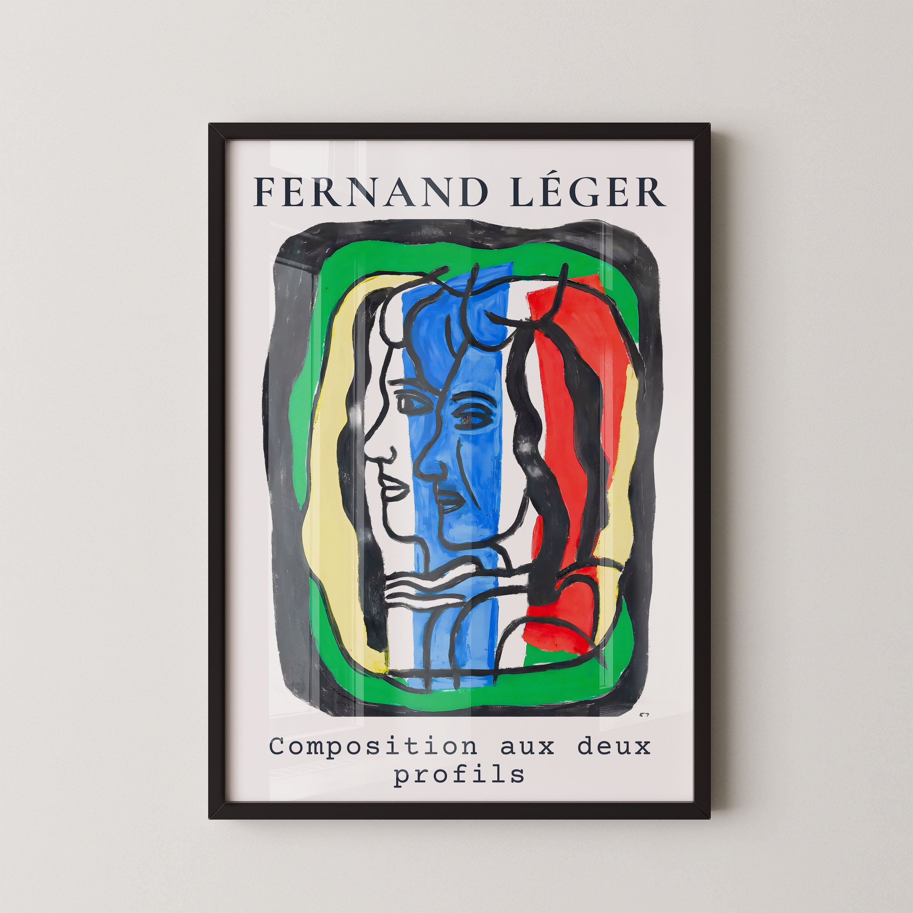 Léger Two Profiles Composition