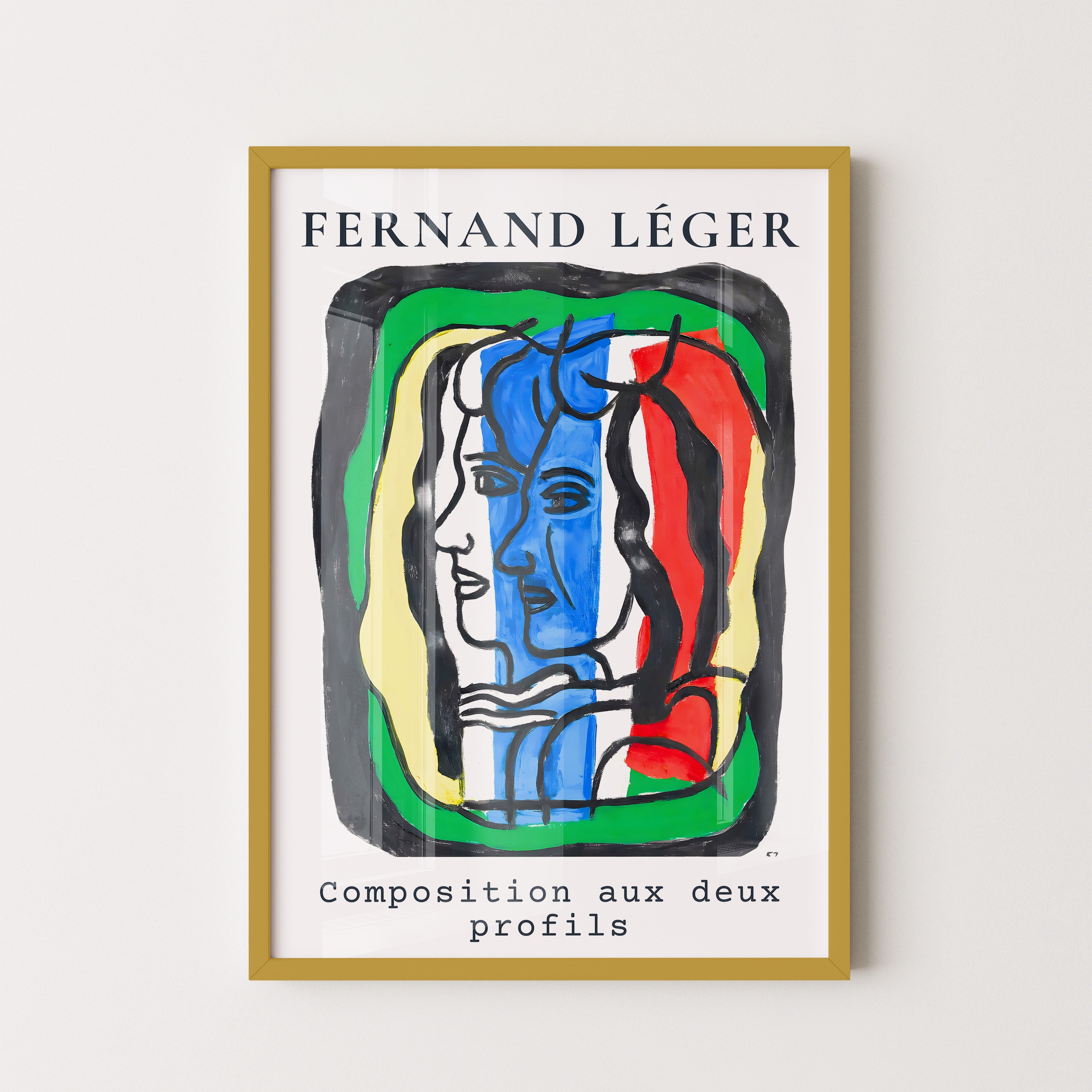 Léger Two Profiles Composition