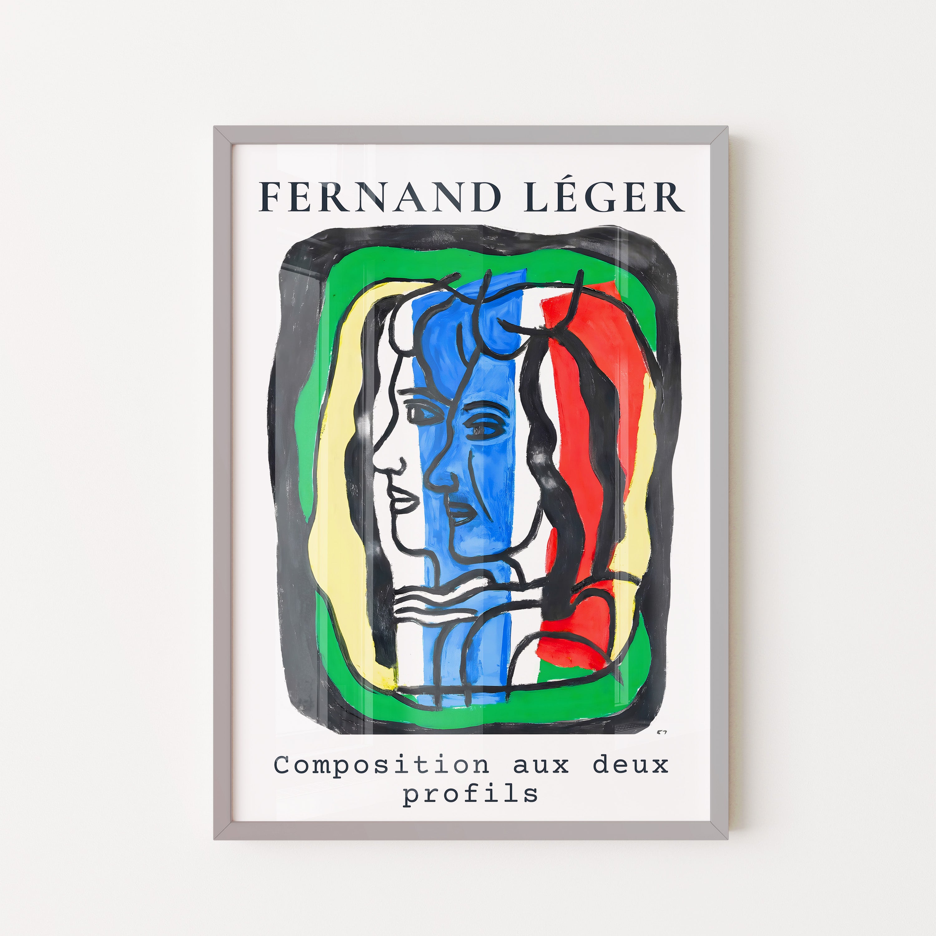Léger Two Profiles Composition