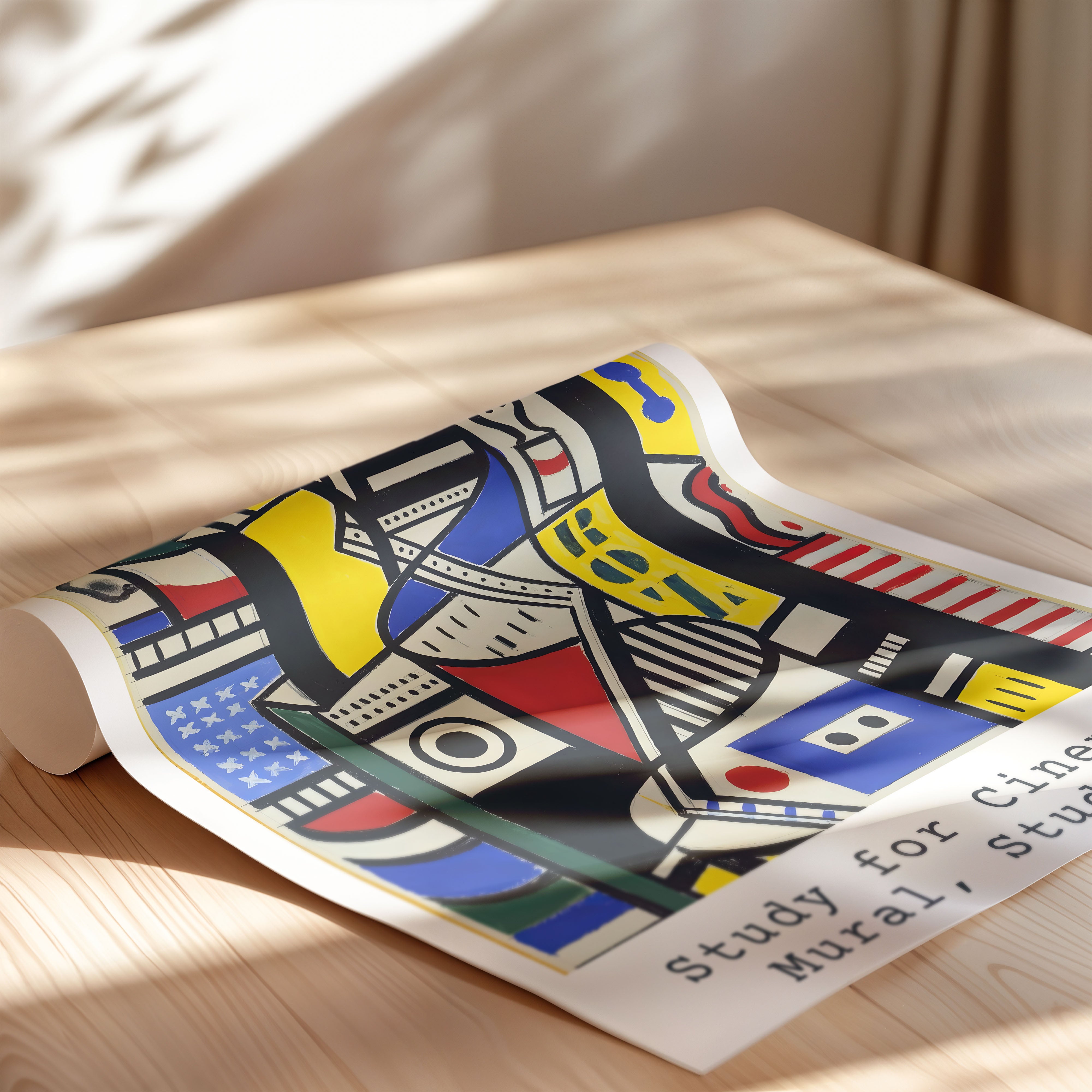 Léger Cinematic Mural Study VI