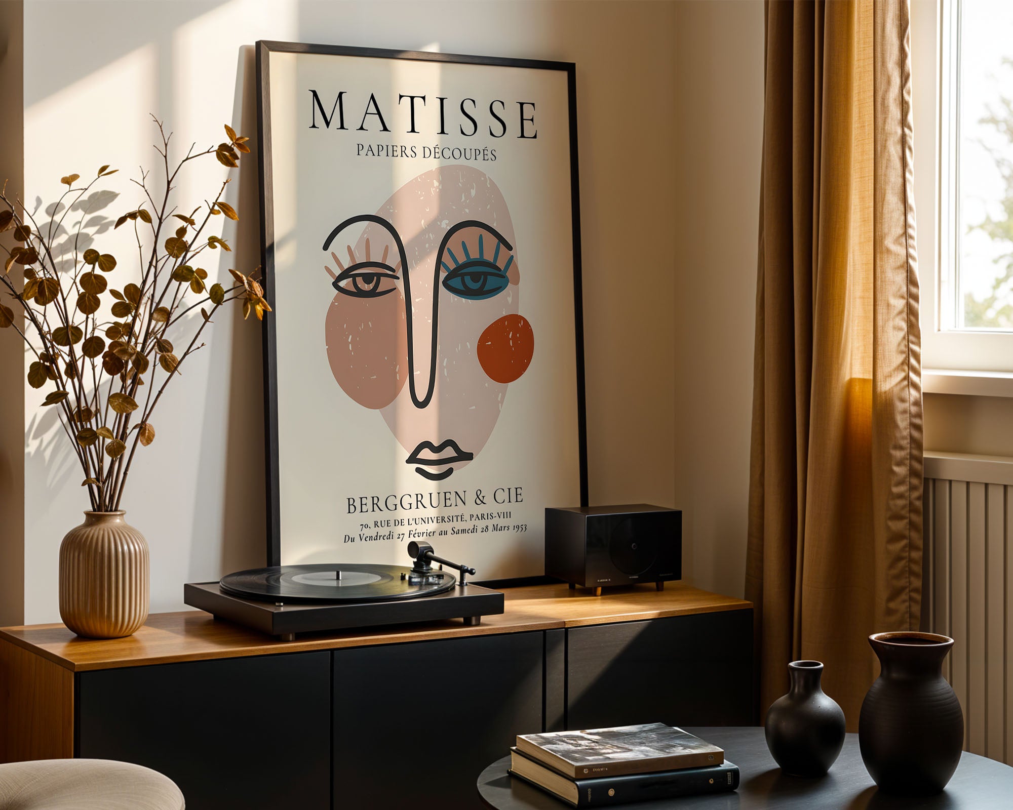 Henri Matisse – Abstract Face Line Art