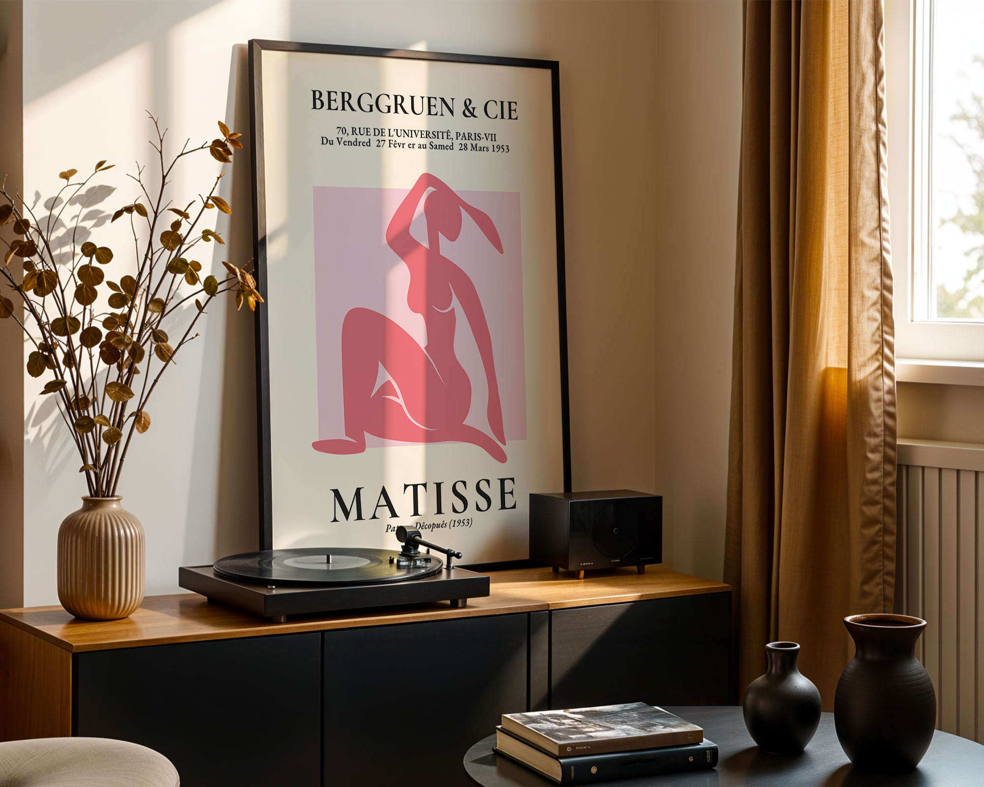 Henri Matisse – Seated Pink Nude Silhouette