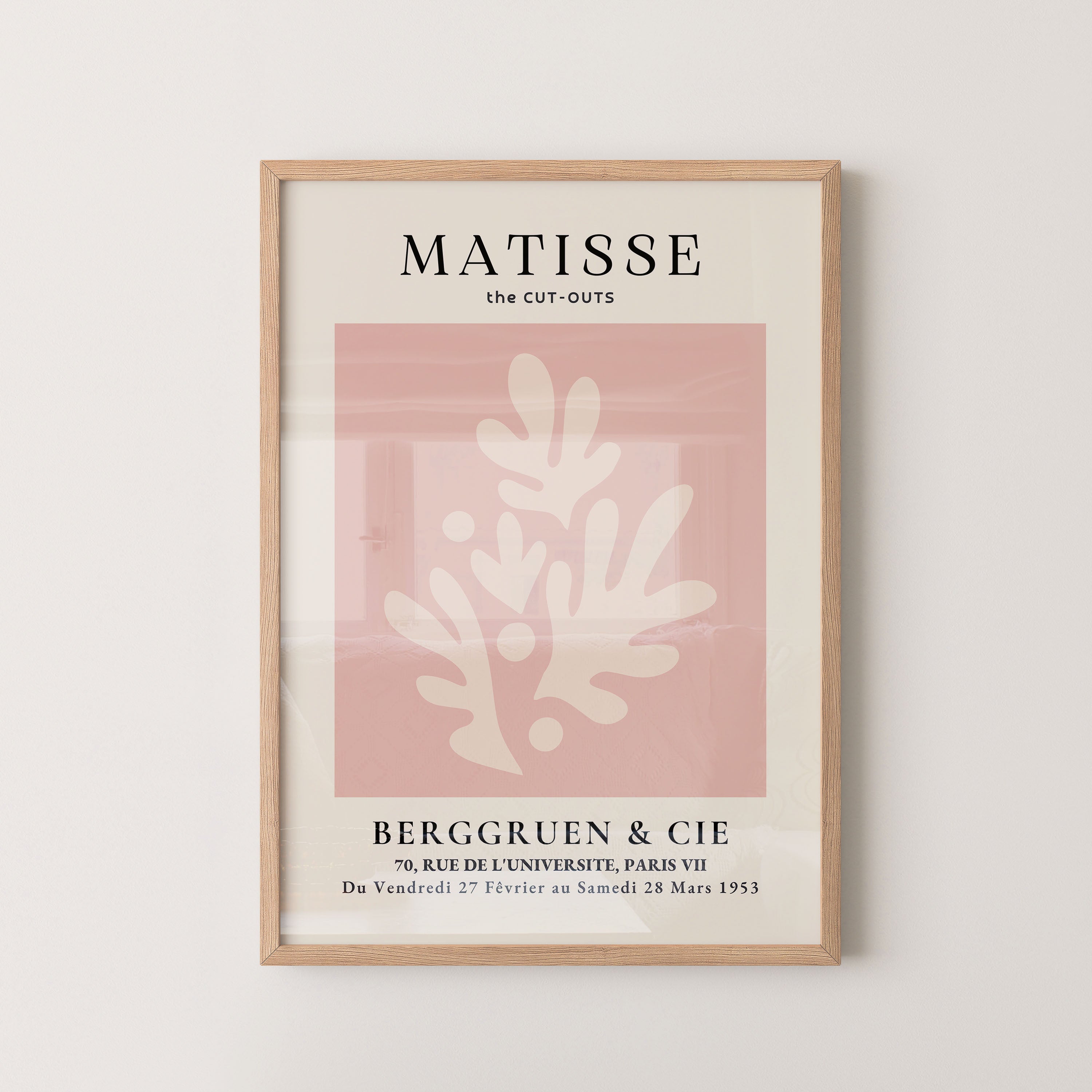 Henri Matisse – Soft Coral Botanical Composition