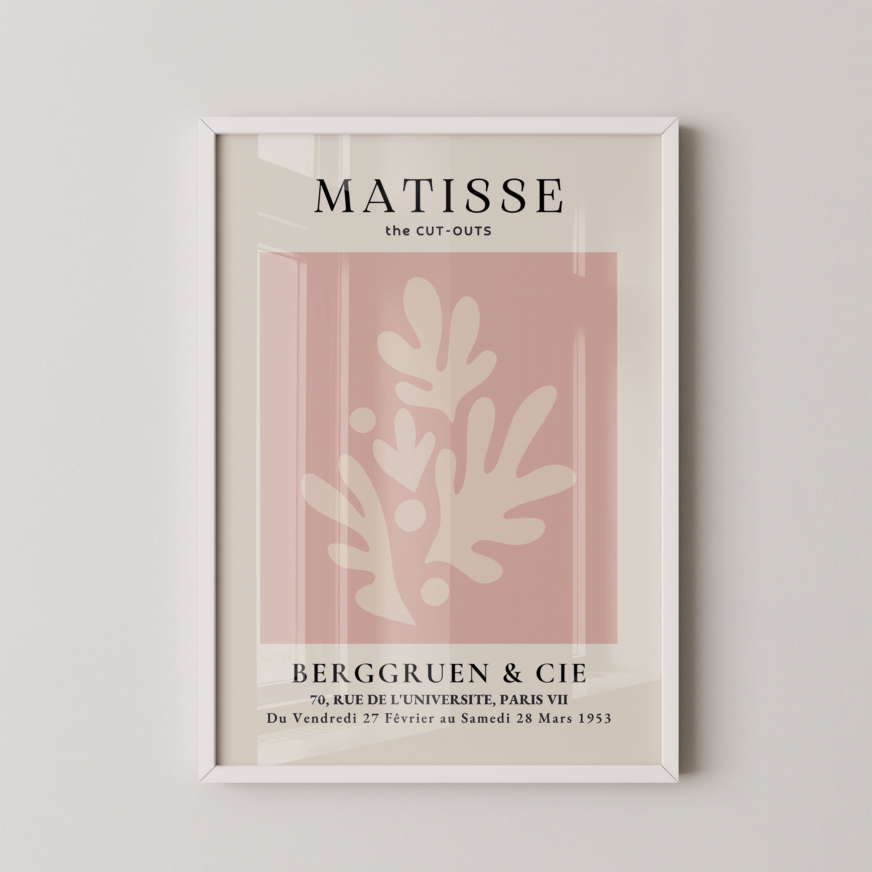 Henri Matisse – Soft Coral Botanical Composition