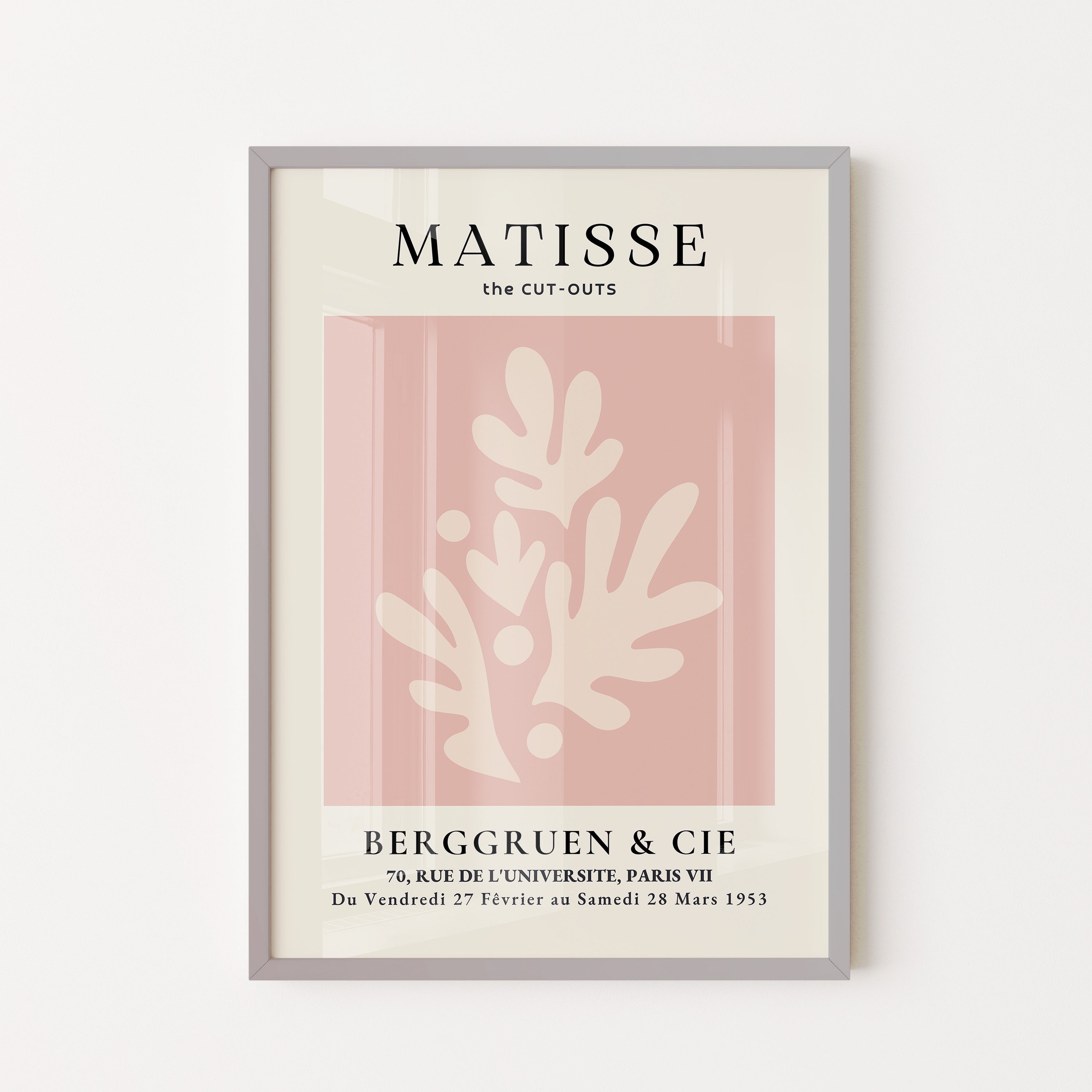 Henri Matisse – Soft Coral Botanical Composition