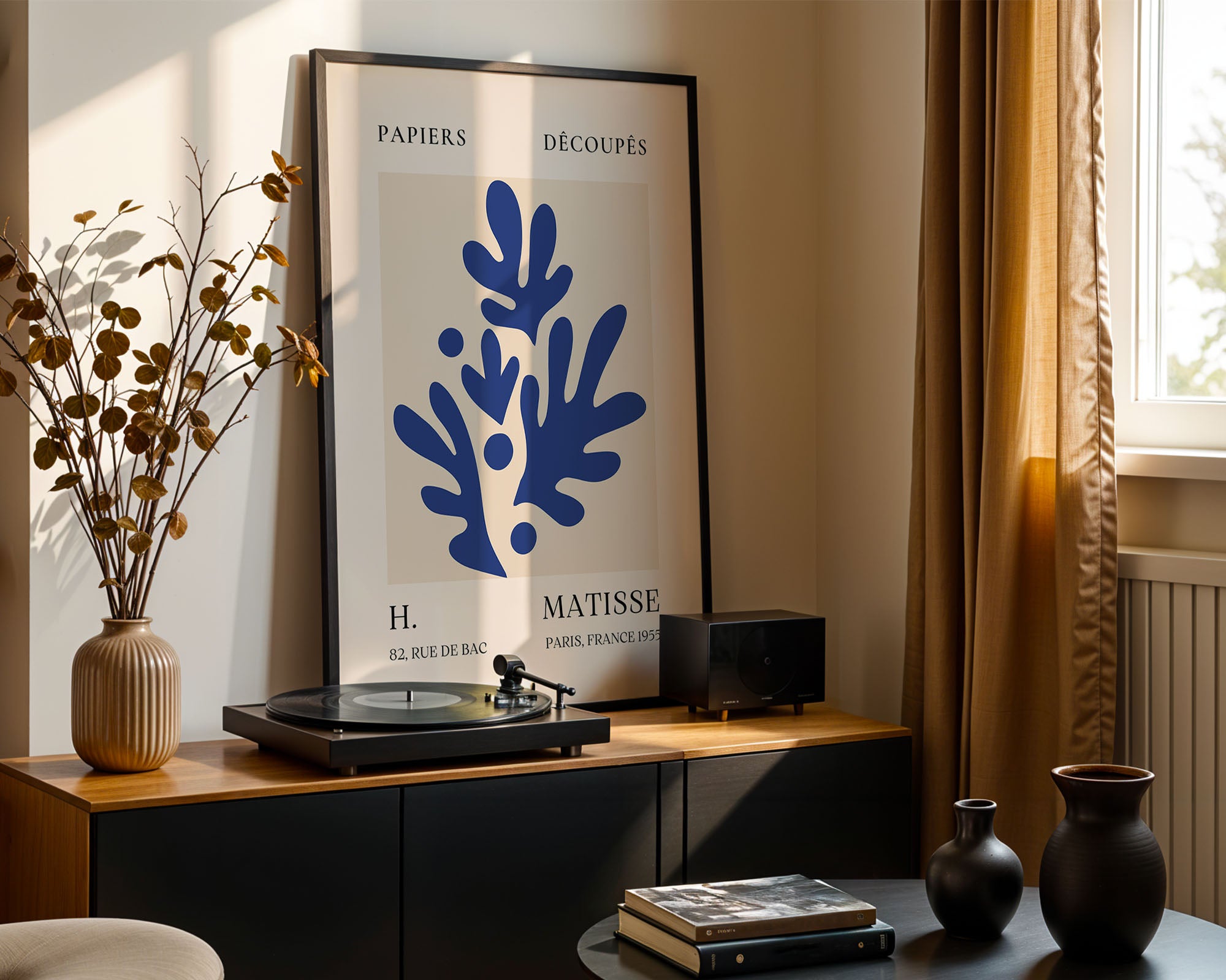 Henri Matisse – Blue Botanical Cut-Out Form (1955)