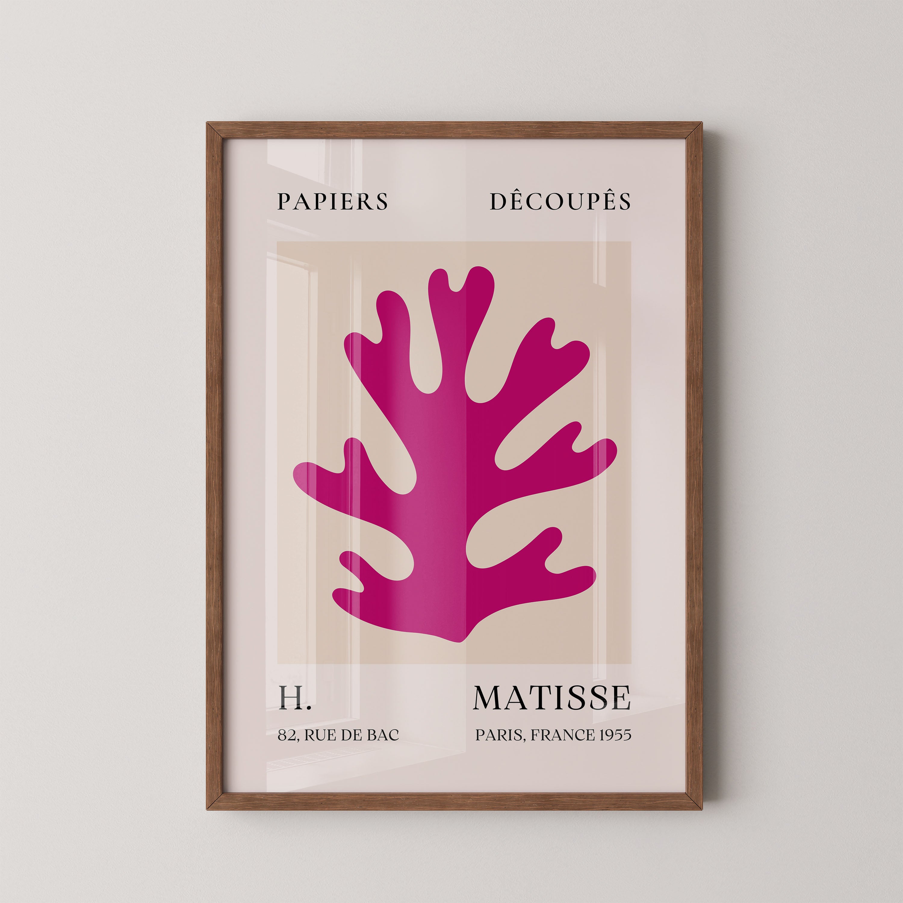 Henri Matisse – Papiers Découpés Coral Form (1955)