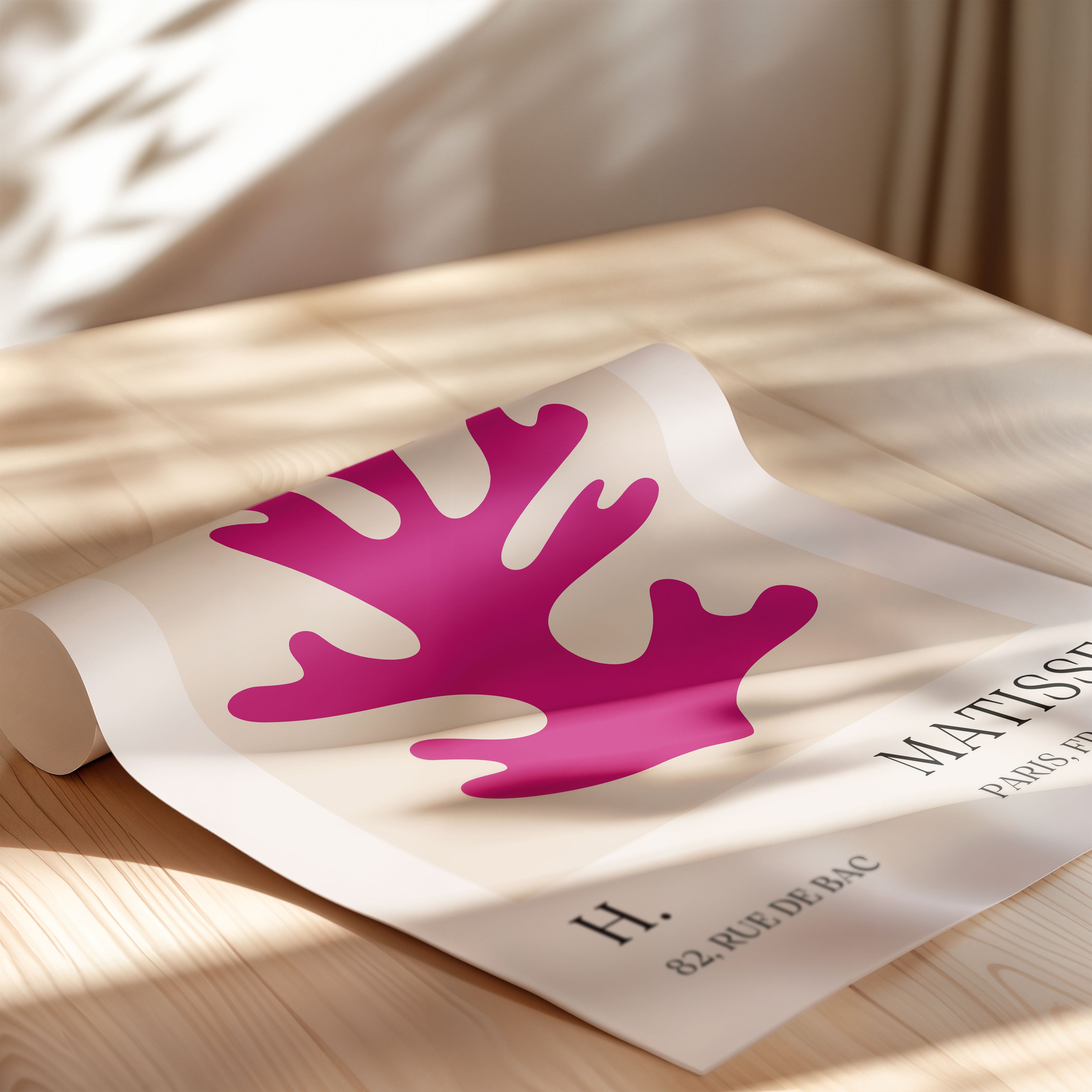 Henri Matisse – Papiers Découpés Coral Form (1955)
