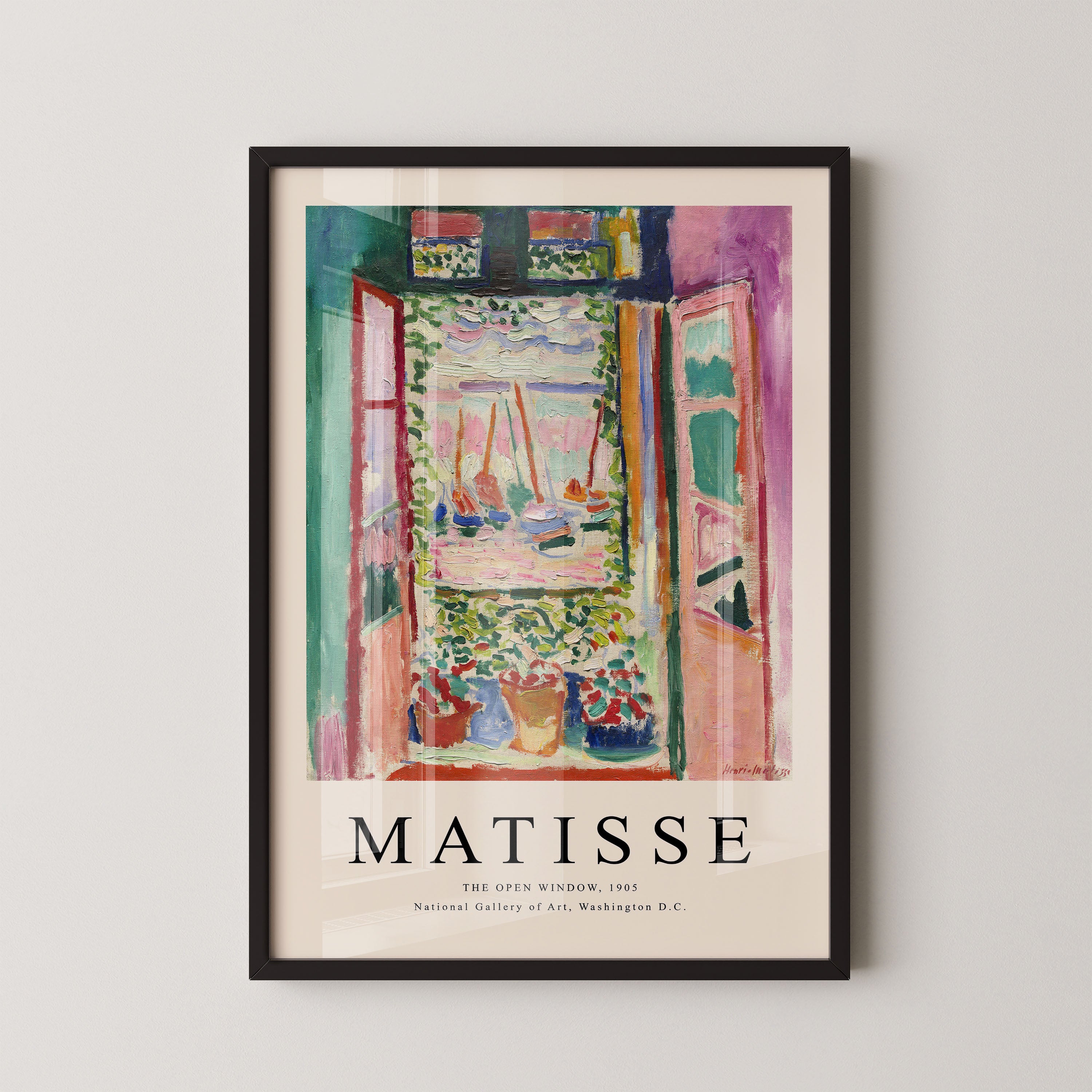 Henri Matisse – The Open Window Fauvist Color