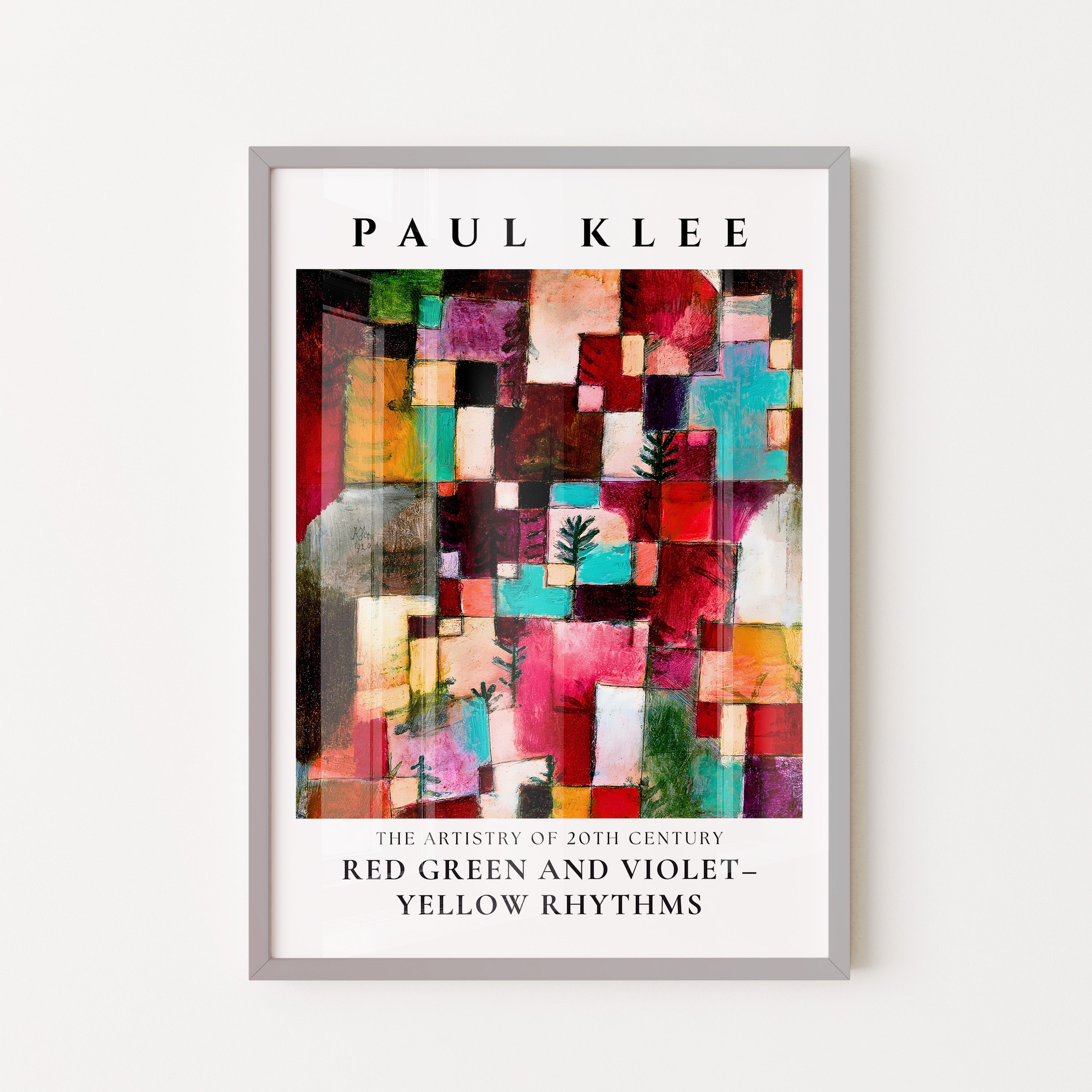 Paul Klee – Red, Green and Violet-Yellow Rhythms