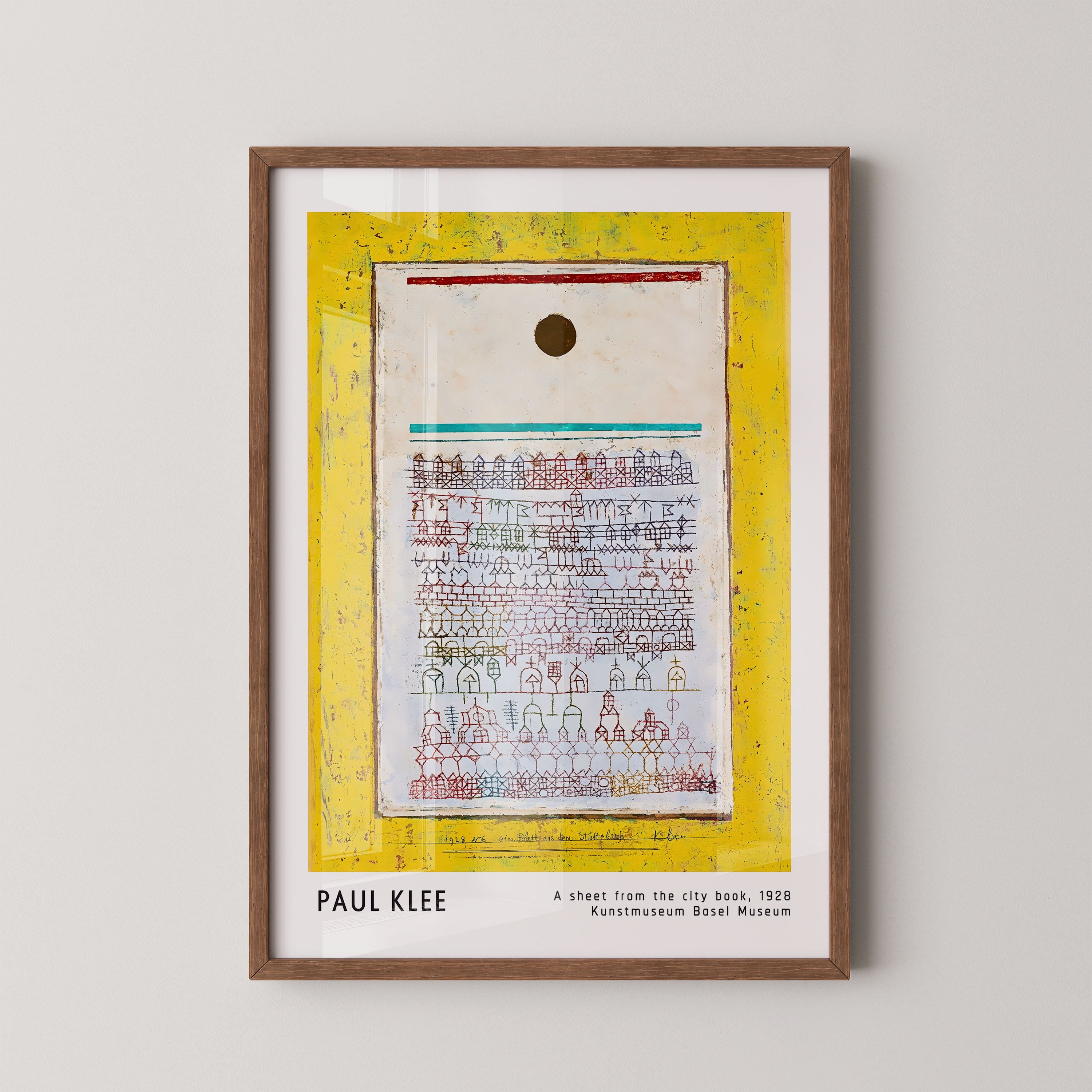 Paul Klee – A Sheet from the City Book (1928)