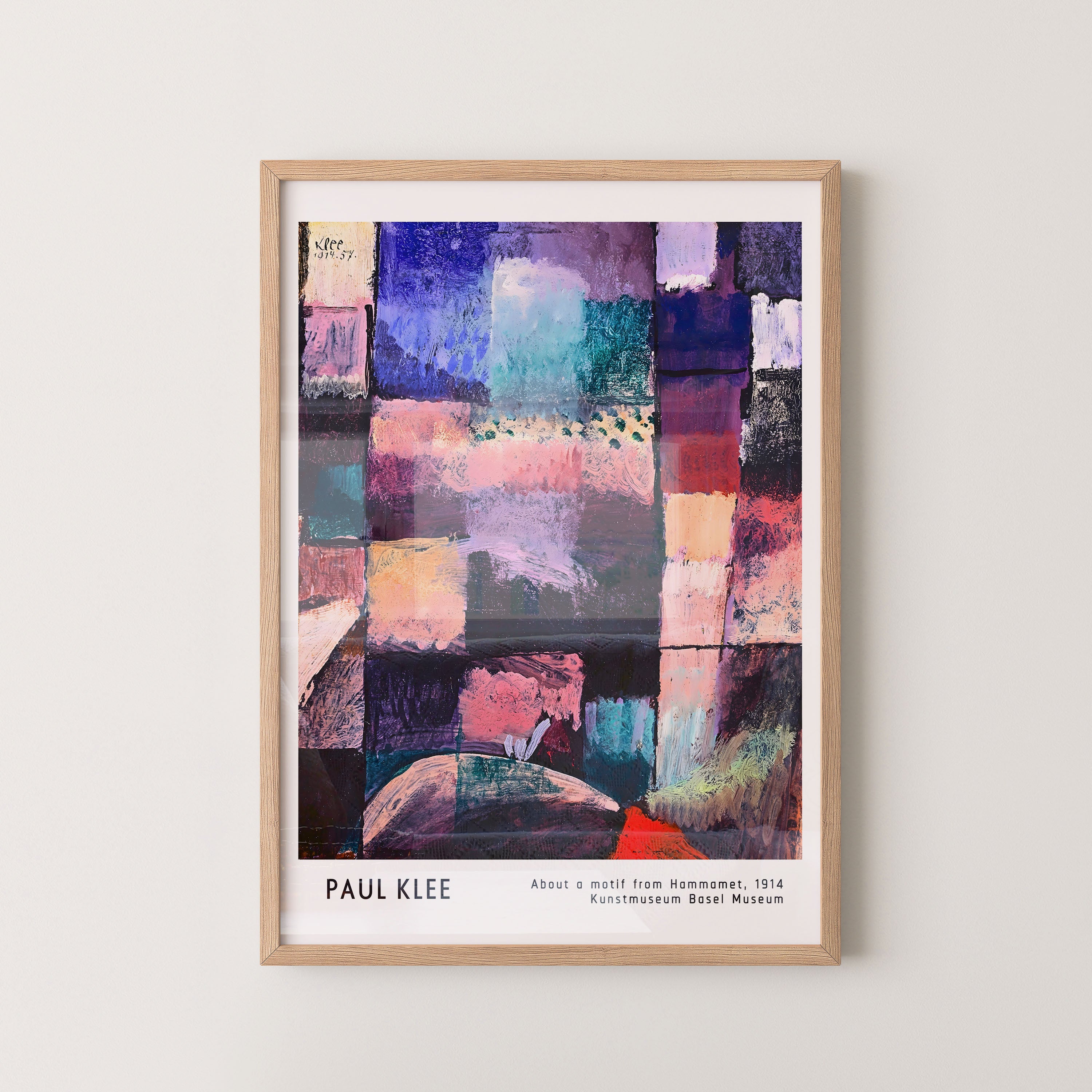 Paul Klee – About a Motif from Hammamet (1914)