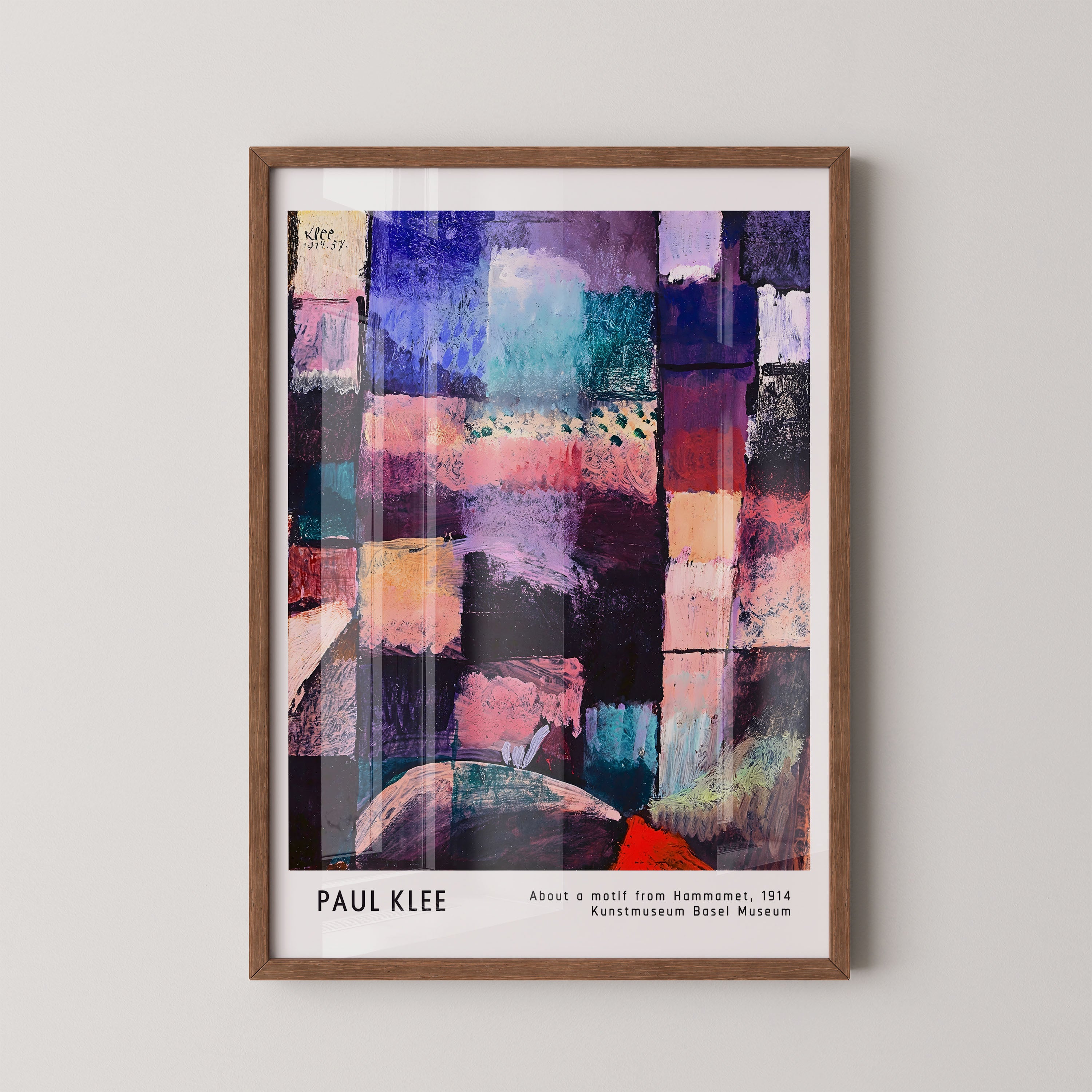 Paul Klee – About a Motif from Hammamet (1914)