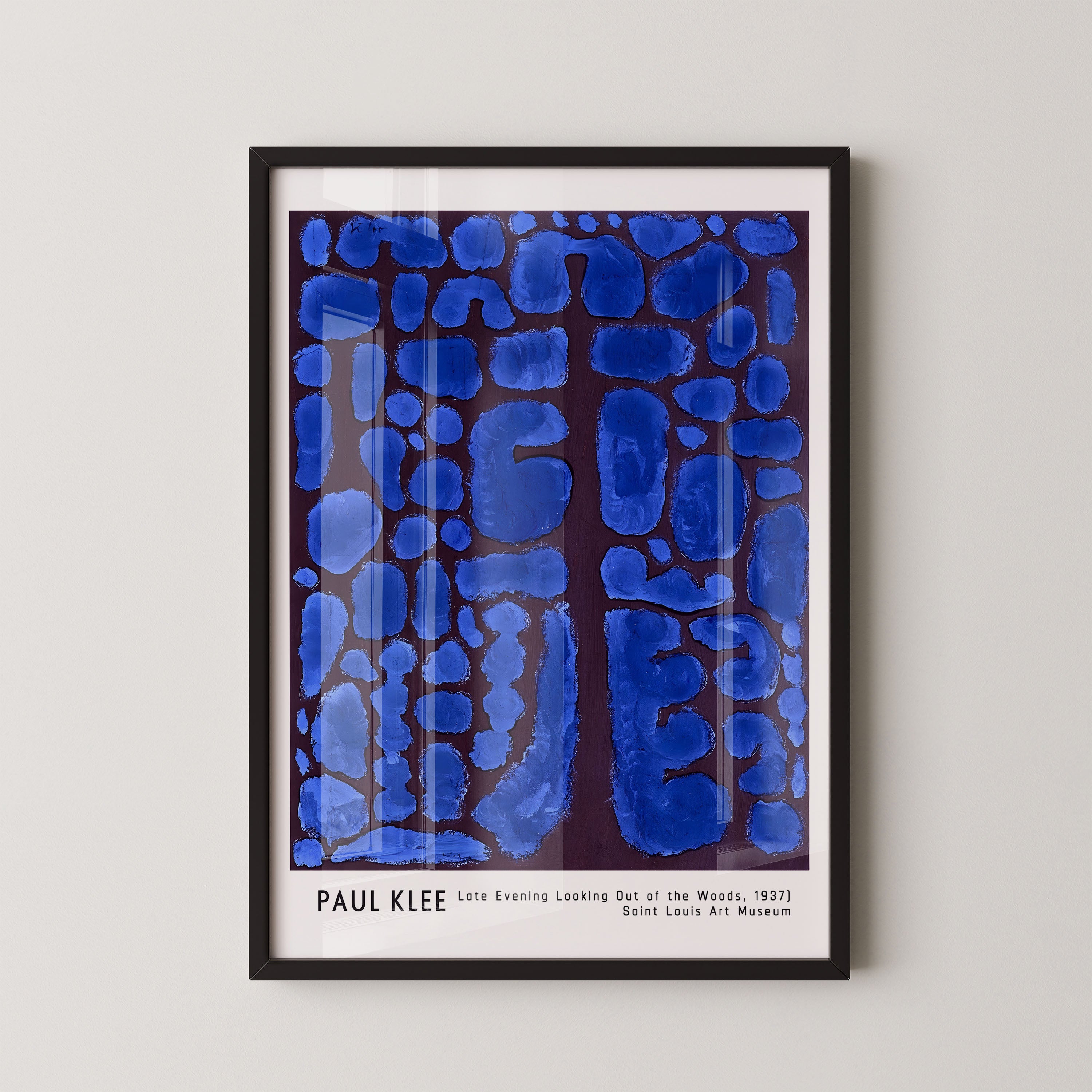 Paul Klee – Late Evening Looking Out of the Woods (1937)