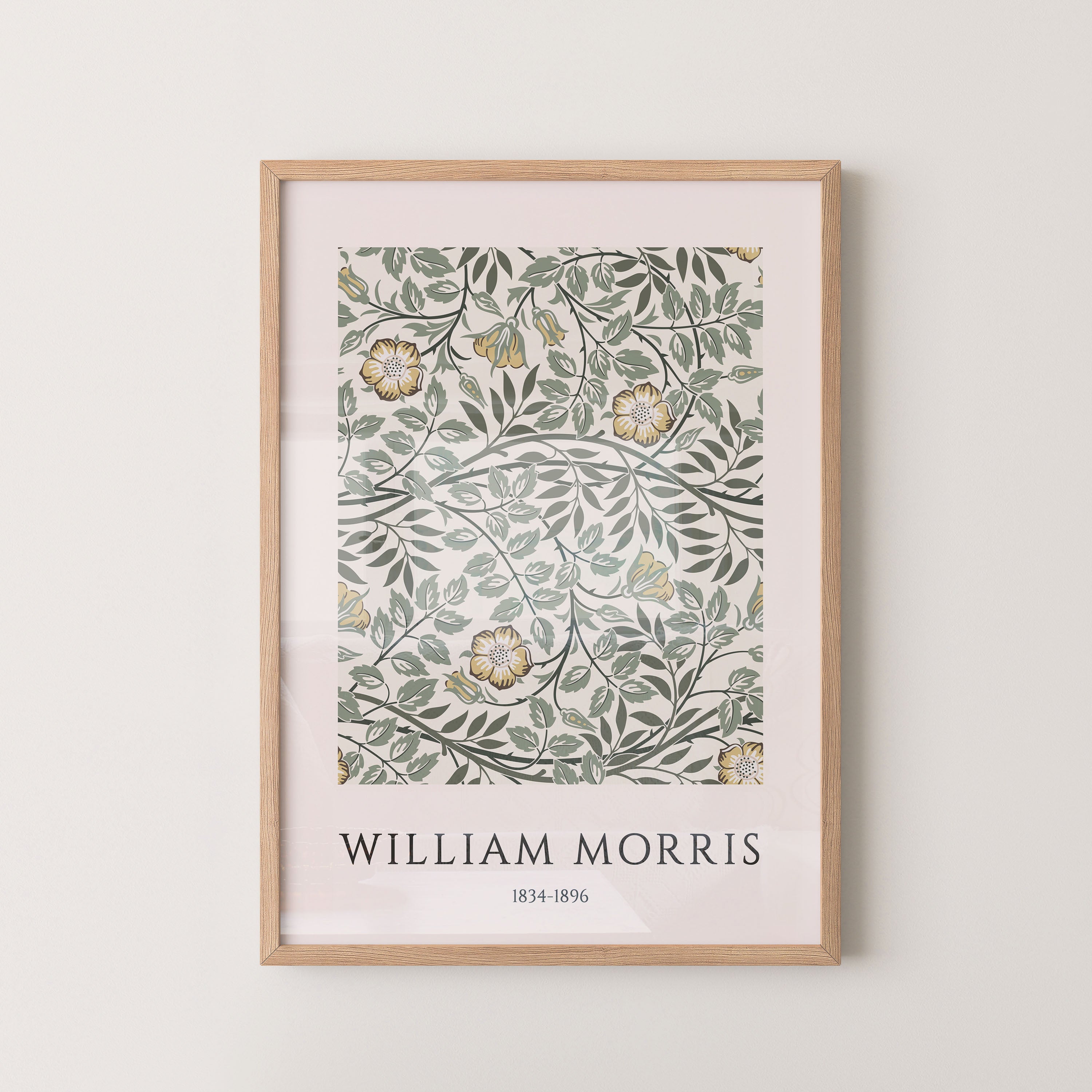 William Morris – Green Floral Vine Pattern