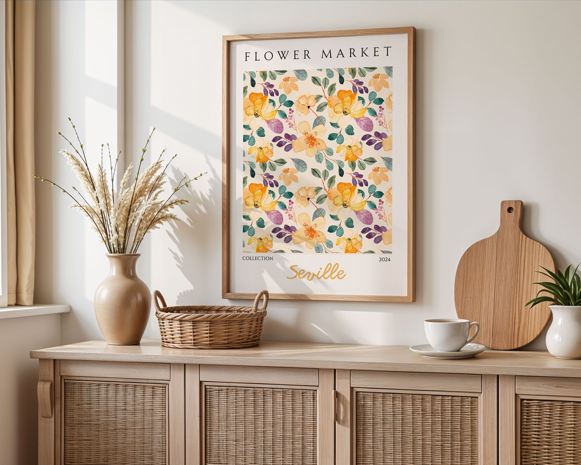 Golden Blossom Pattern