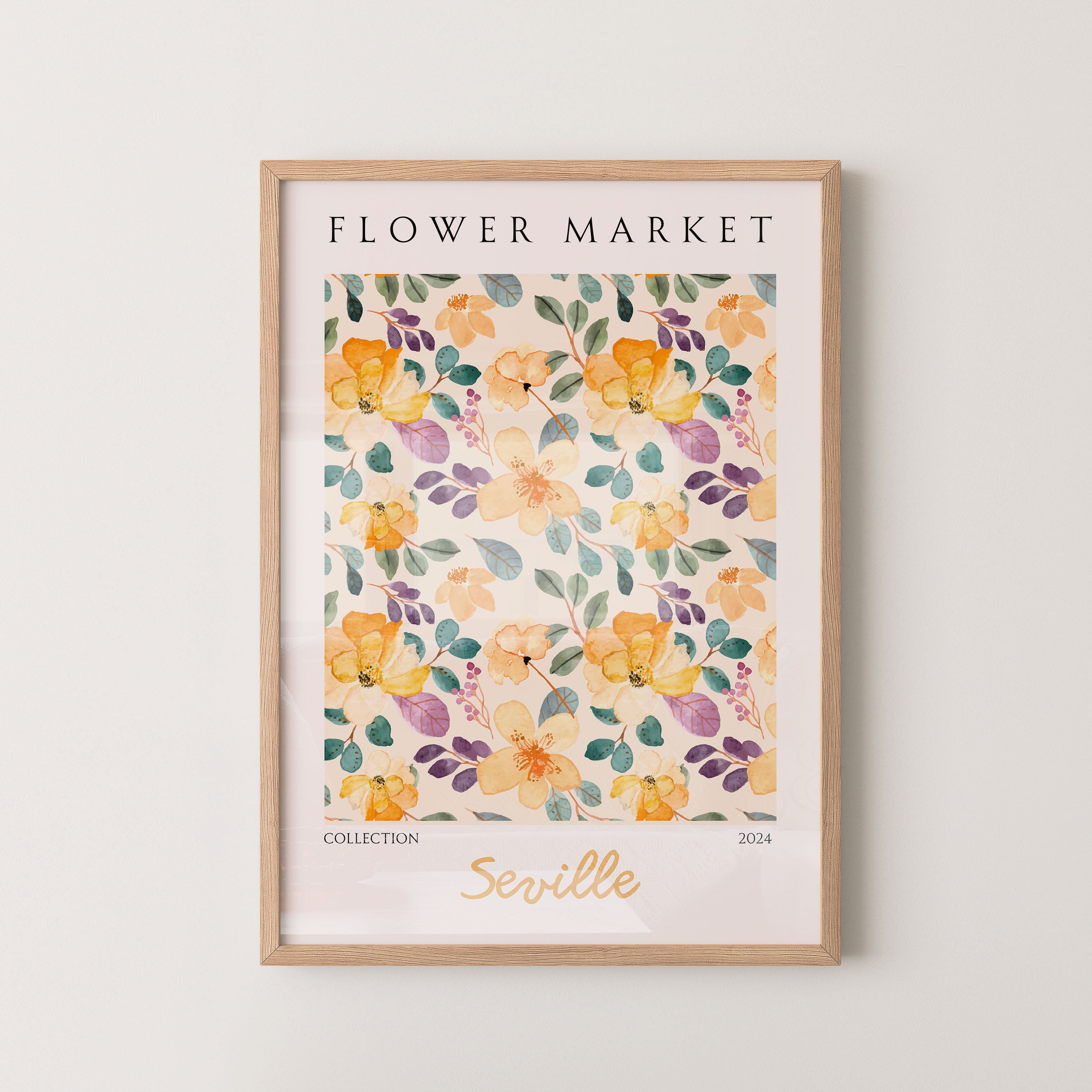 Golden Blossom Pattern