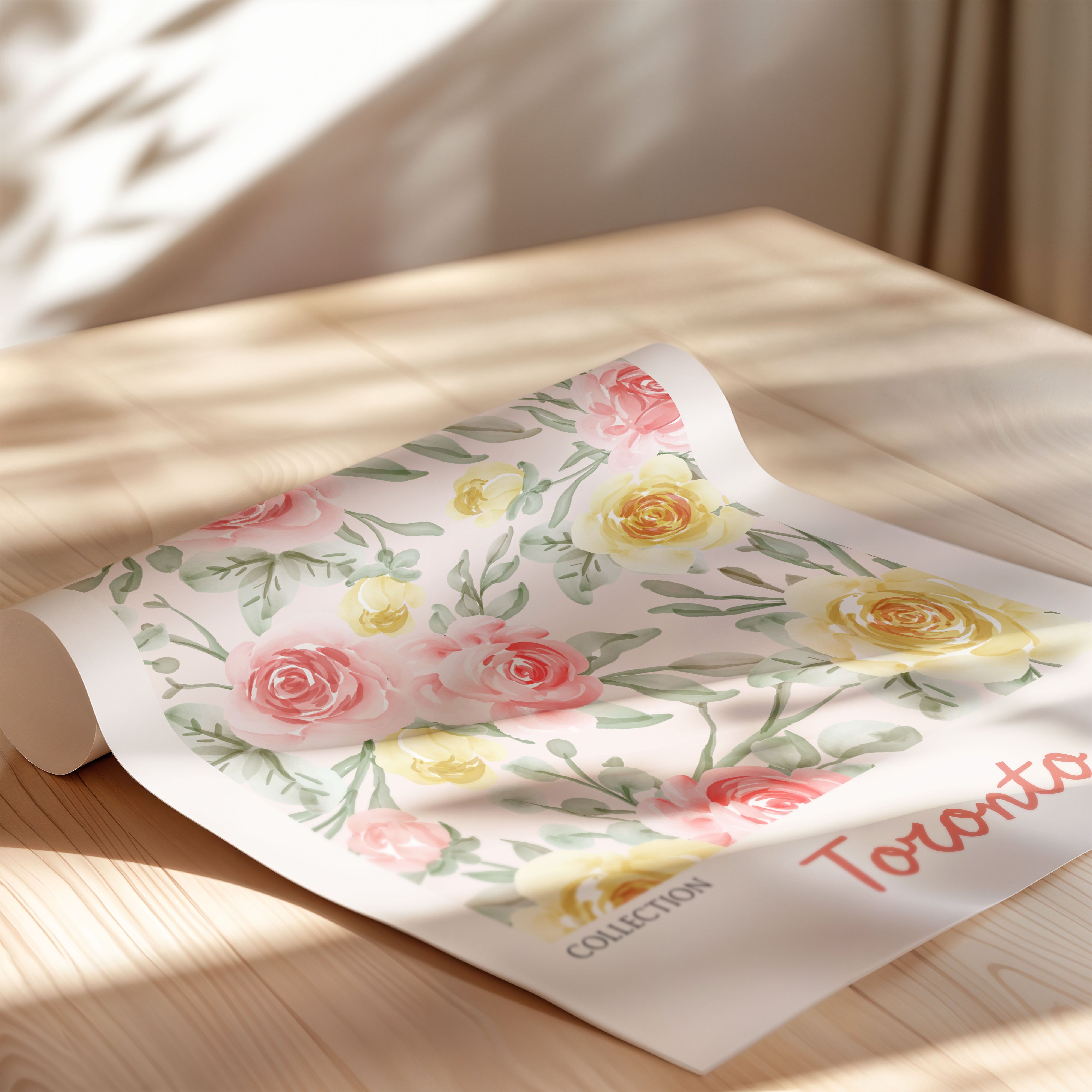 Toronto Soft Rose Garden Pattern