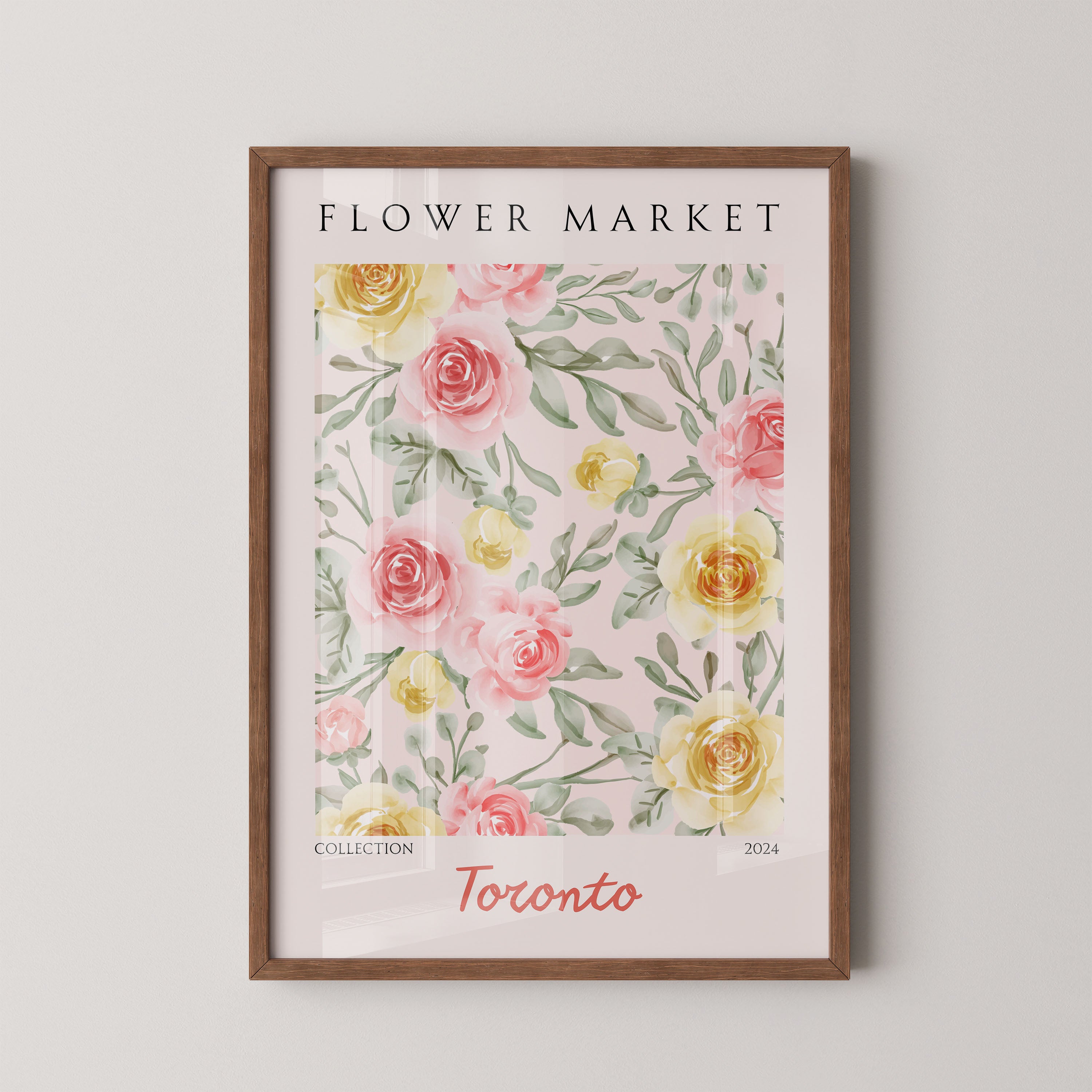 Toronto Soft Rose Garden Pattern