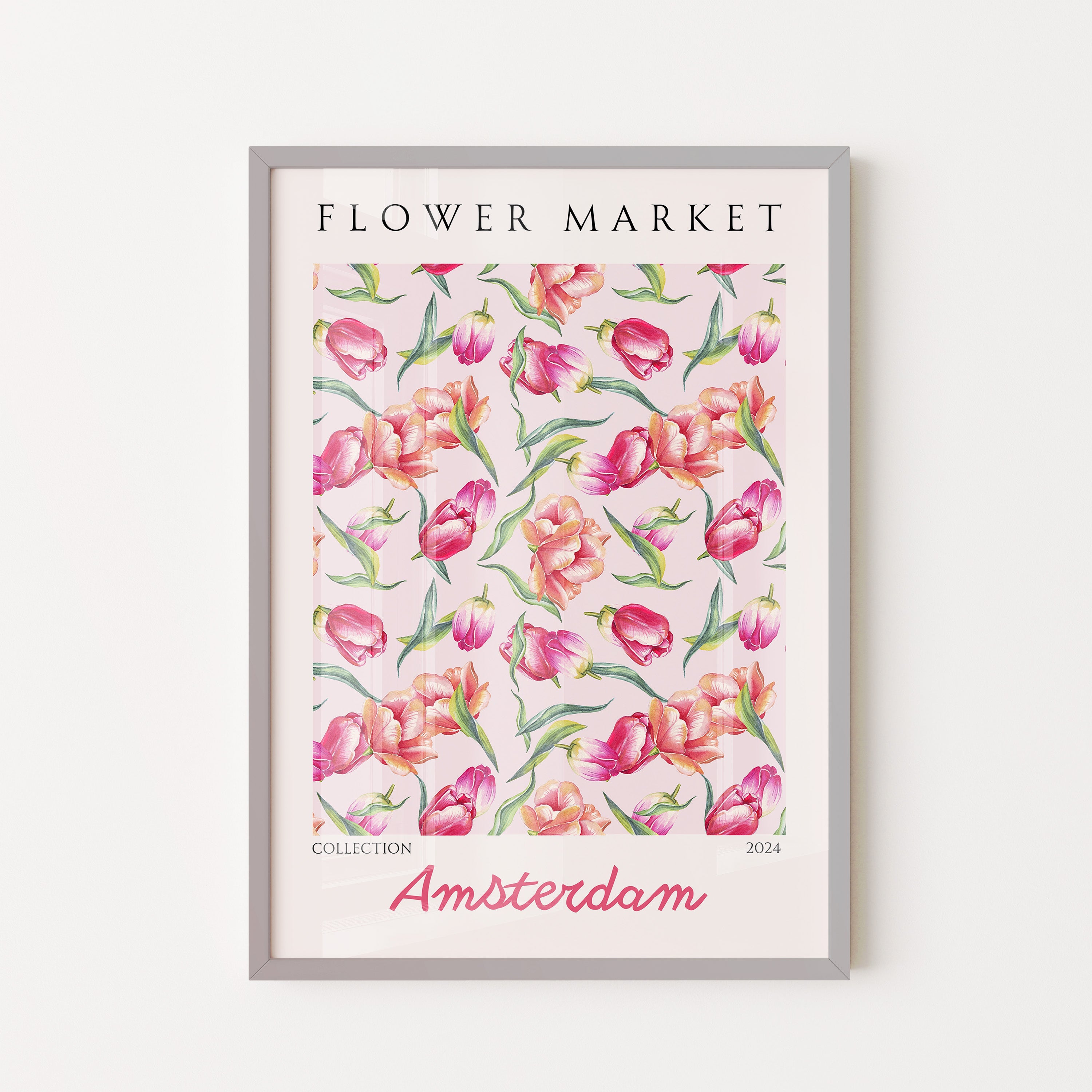 Amsterdam Tulip Garden Pattern