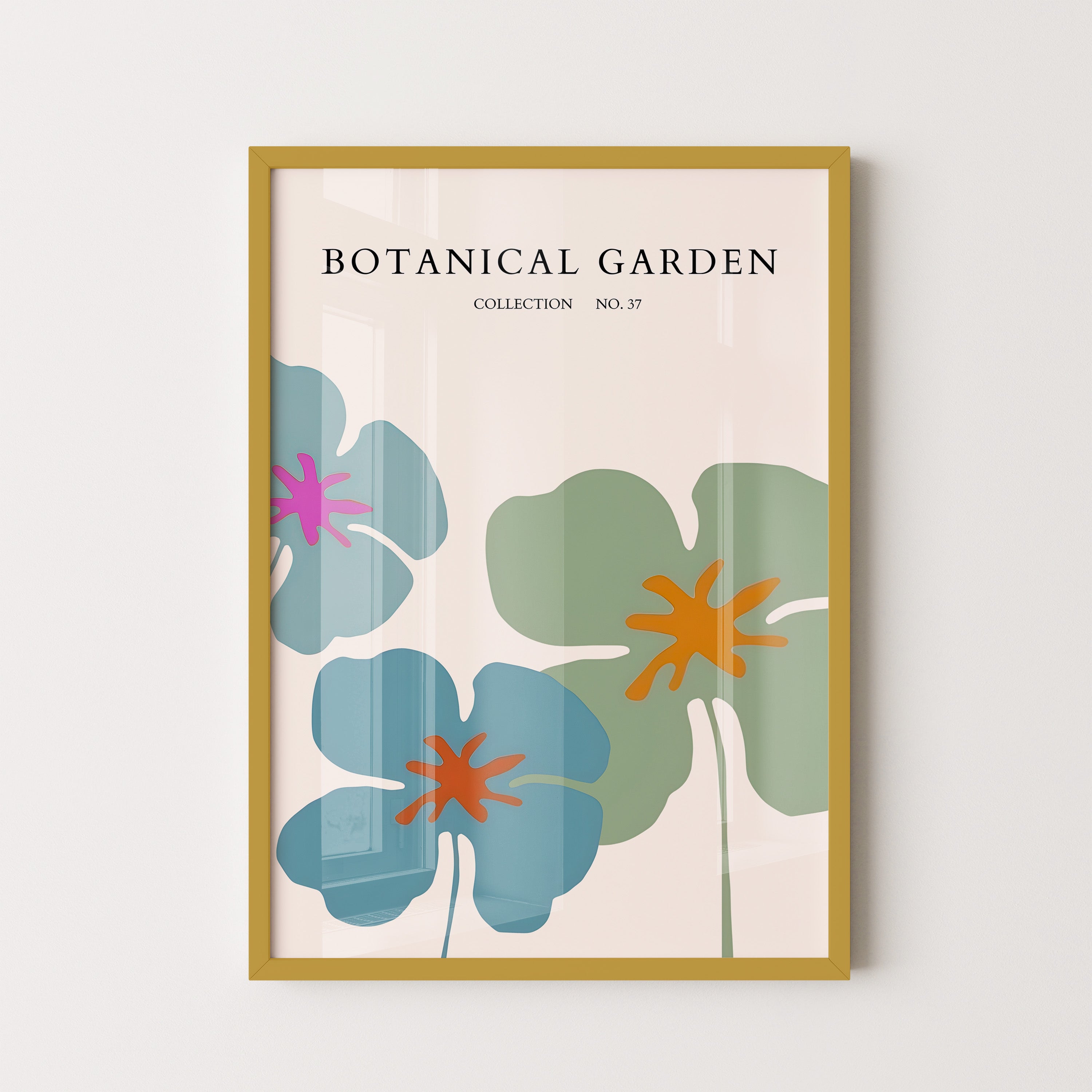 Botanical Garden Abstract Floral Shapes