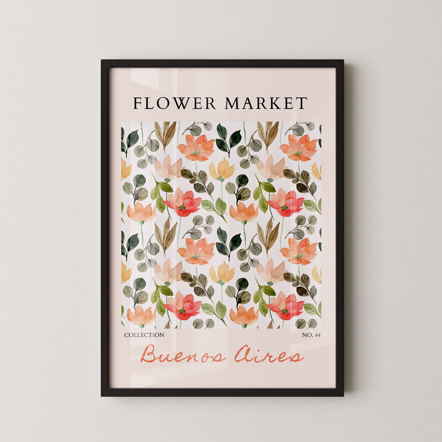 BueNo Borders Aires Soft Floral Natural Pattern