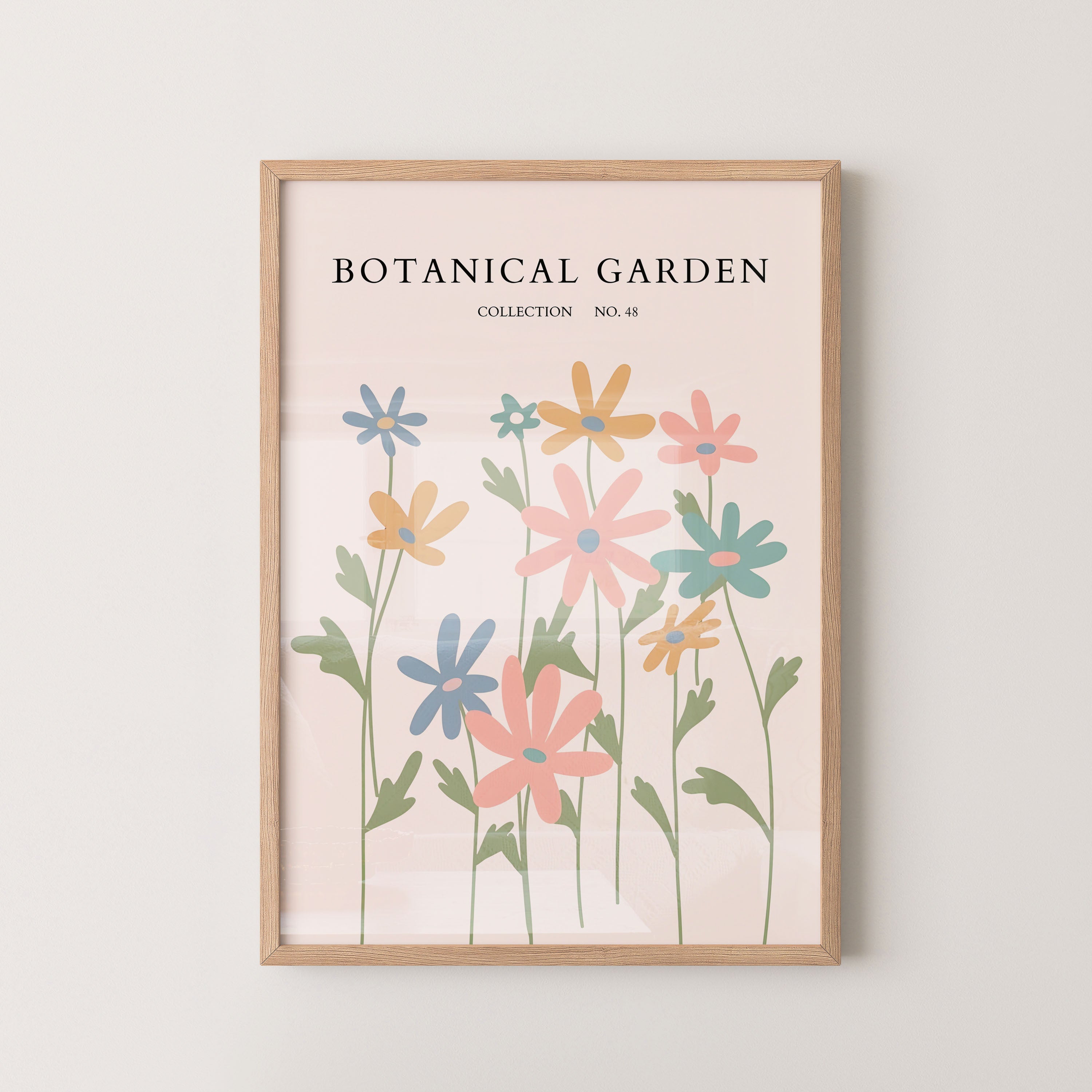 Botanical Garden Playful Floral Stems